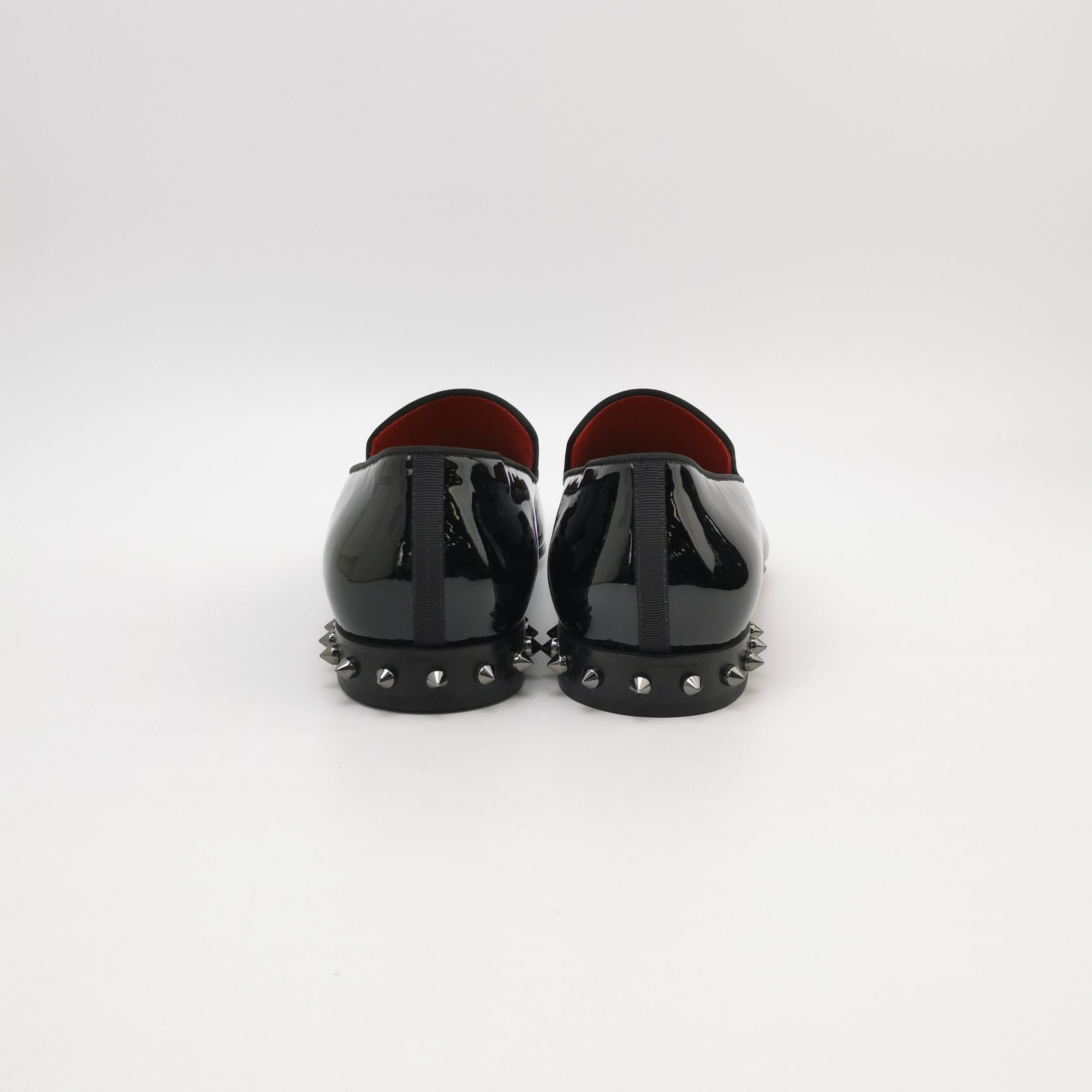 Christian Louboutin Christian Louboutin Studded Patent Leather Loafers 44 Size US 11 / EU 44 - 5 Thumbnail
