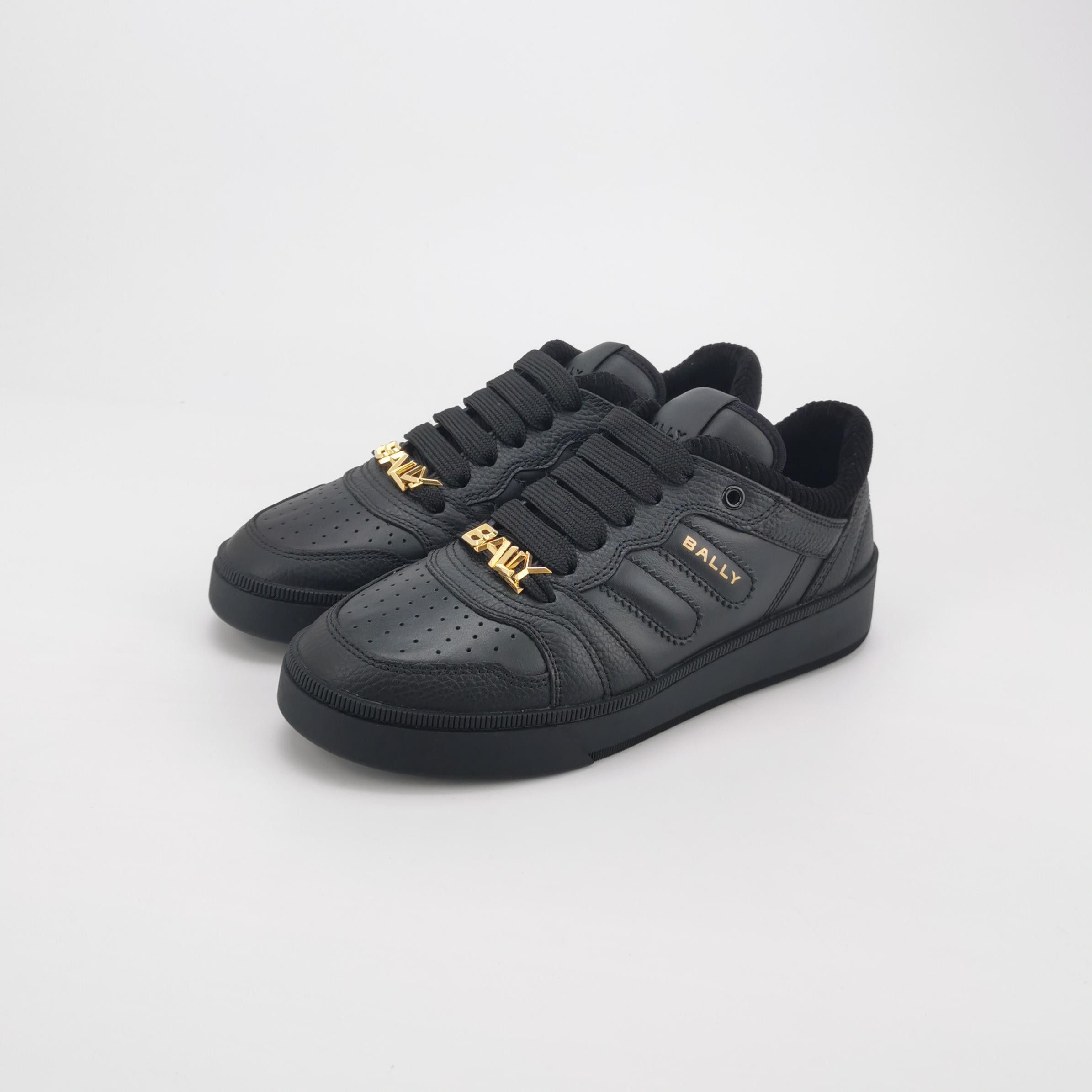 Bally Bally Gold Hardware Leather Sneakers EU 41.5 Size US 8 / EU 41 - 3 Thumbnail