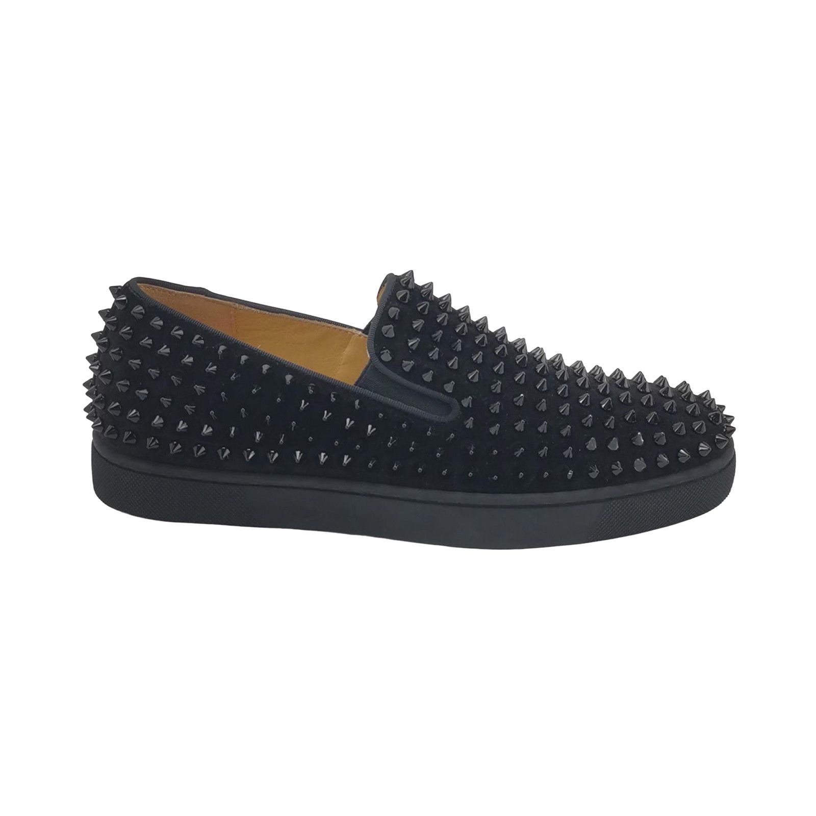 Christian Louboutin Christian Louboutin Studded Suede Roller-Boat Sneakers 39.5 Size US 6 / EU 39 - 2 Thumbnail