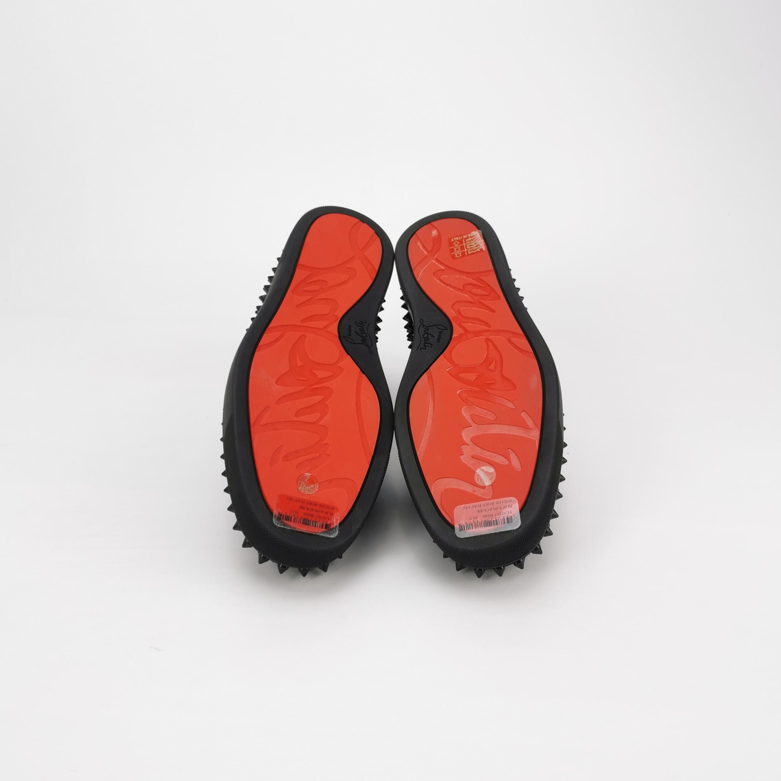 Christian Louboutin Christian Louboutin Spiked Roller Boat Slip Ons 39.5 Size US 6 / EU 39 - 6 Thumbnail