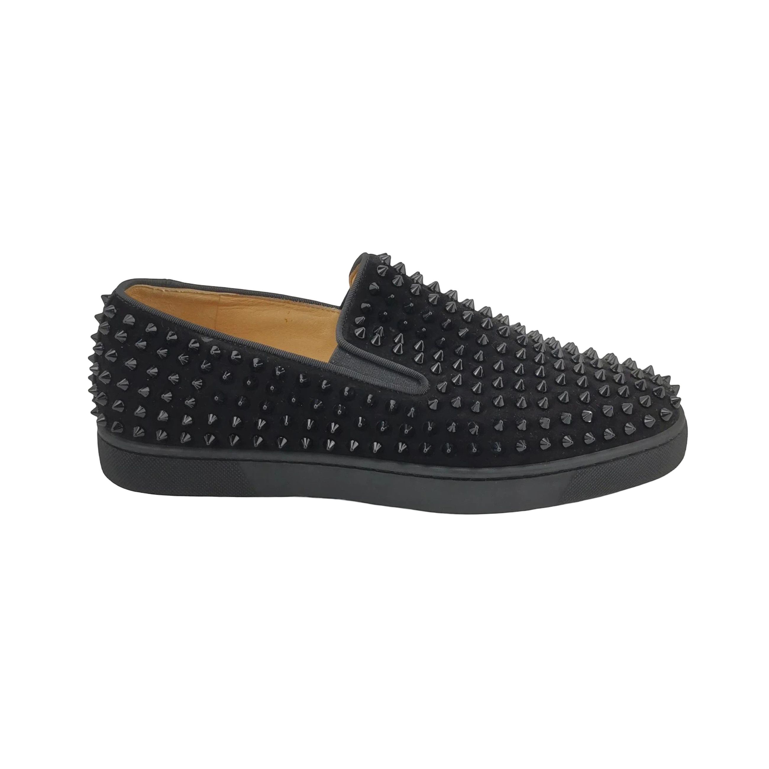 Christian Louboutin Christian Louboutin Spike Suede Slip Ons 41.5 Size US 8 / EU 41 - 2 Thumbnail