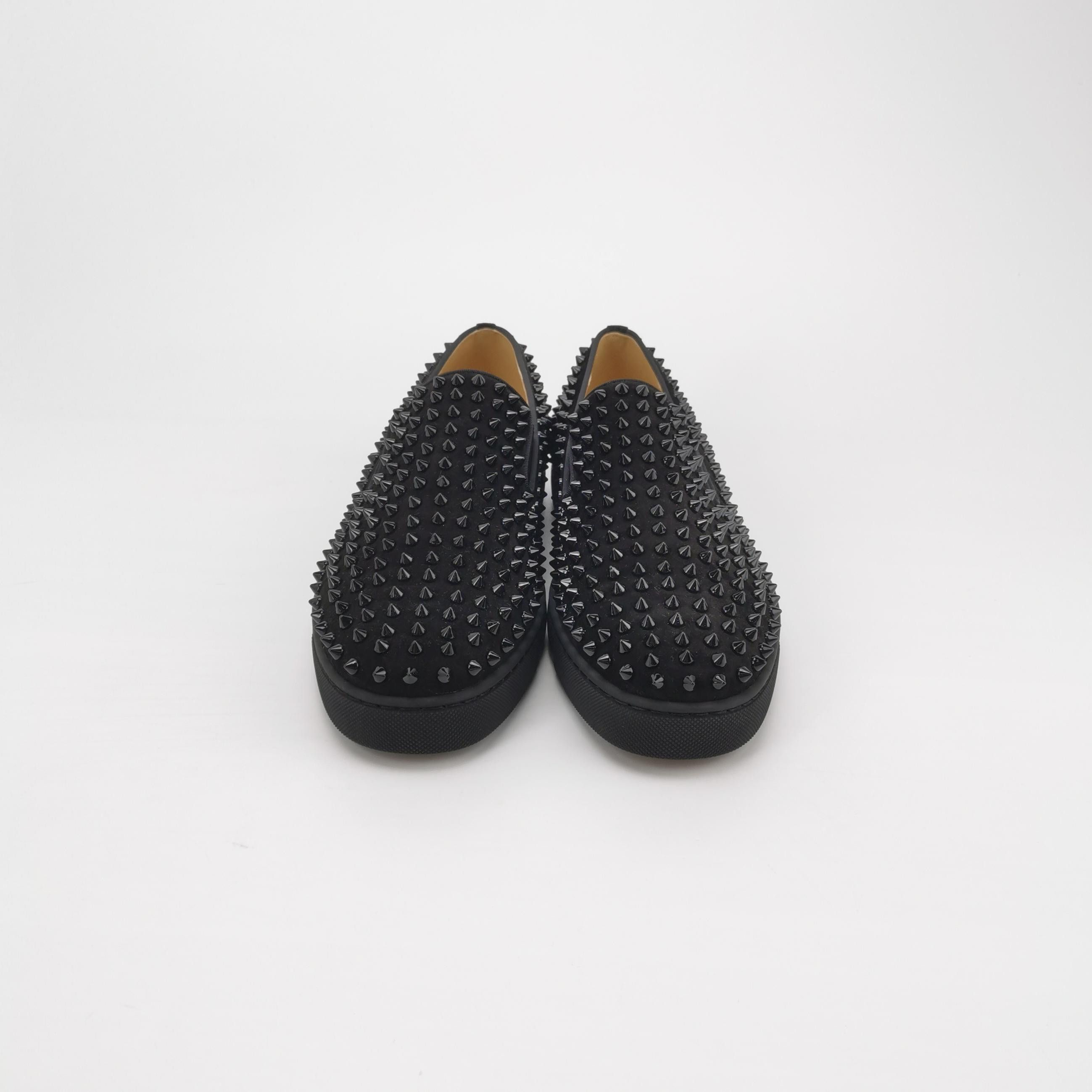 Christian Louboutin Christian Louboutin Spiked Suede Slip Ons 42 Size US 9 / EU 42 - 4 Thumbnail