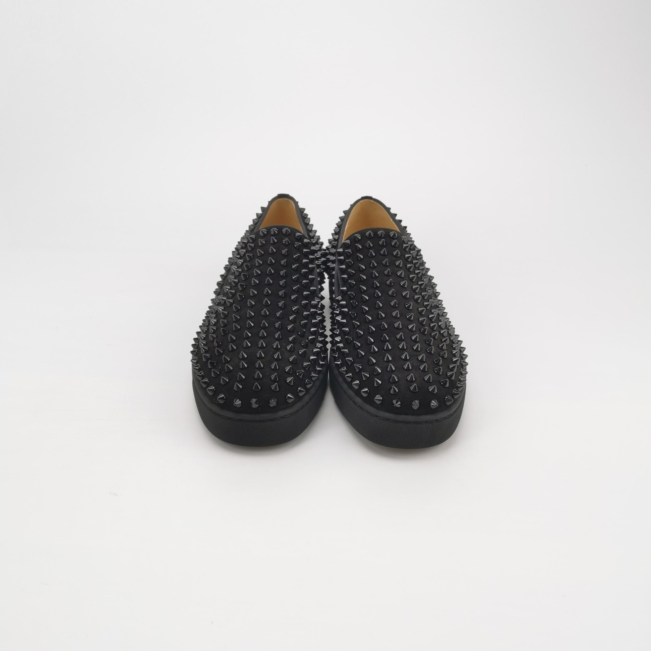 Christian Louboutin Christian Louboutin Spike Suede Slip-on Sneakers 42 Size US 9 / EU 42 - 4 Thumbnail