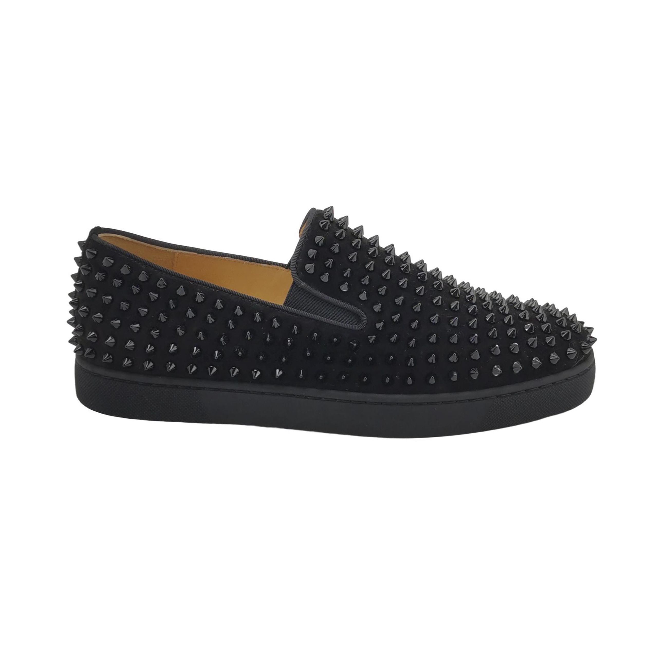 Christian Louboutin Christian Louboutin Spike Suede Slip-on Sneakers 42 Size US 9 / EU 42 - 2 Thumbnail