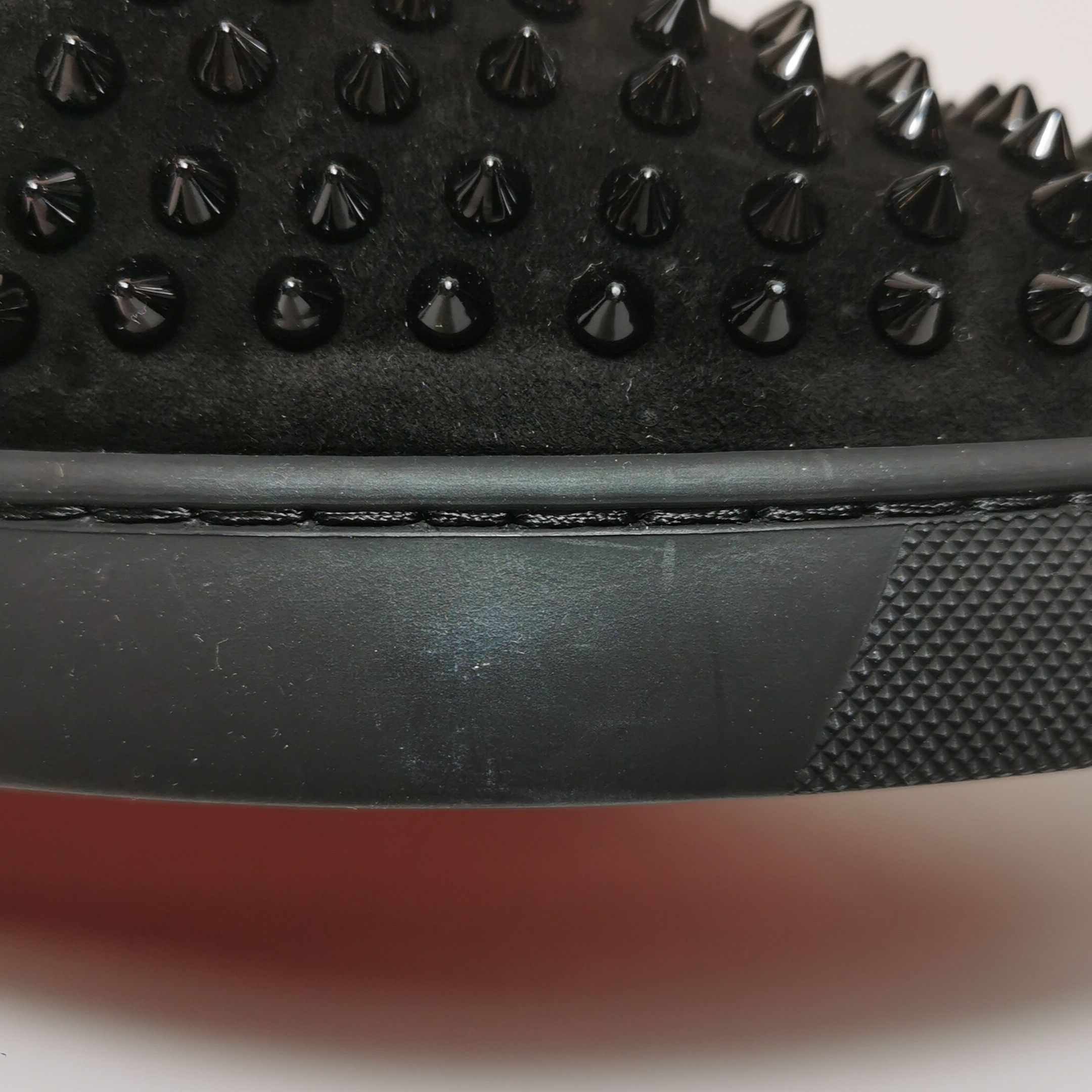 Christian Louboutin Christian Louboutin Spiked Suede Slip Ons 43.5 Size US 10 / EU 43 - 9 Thumbnail