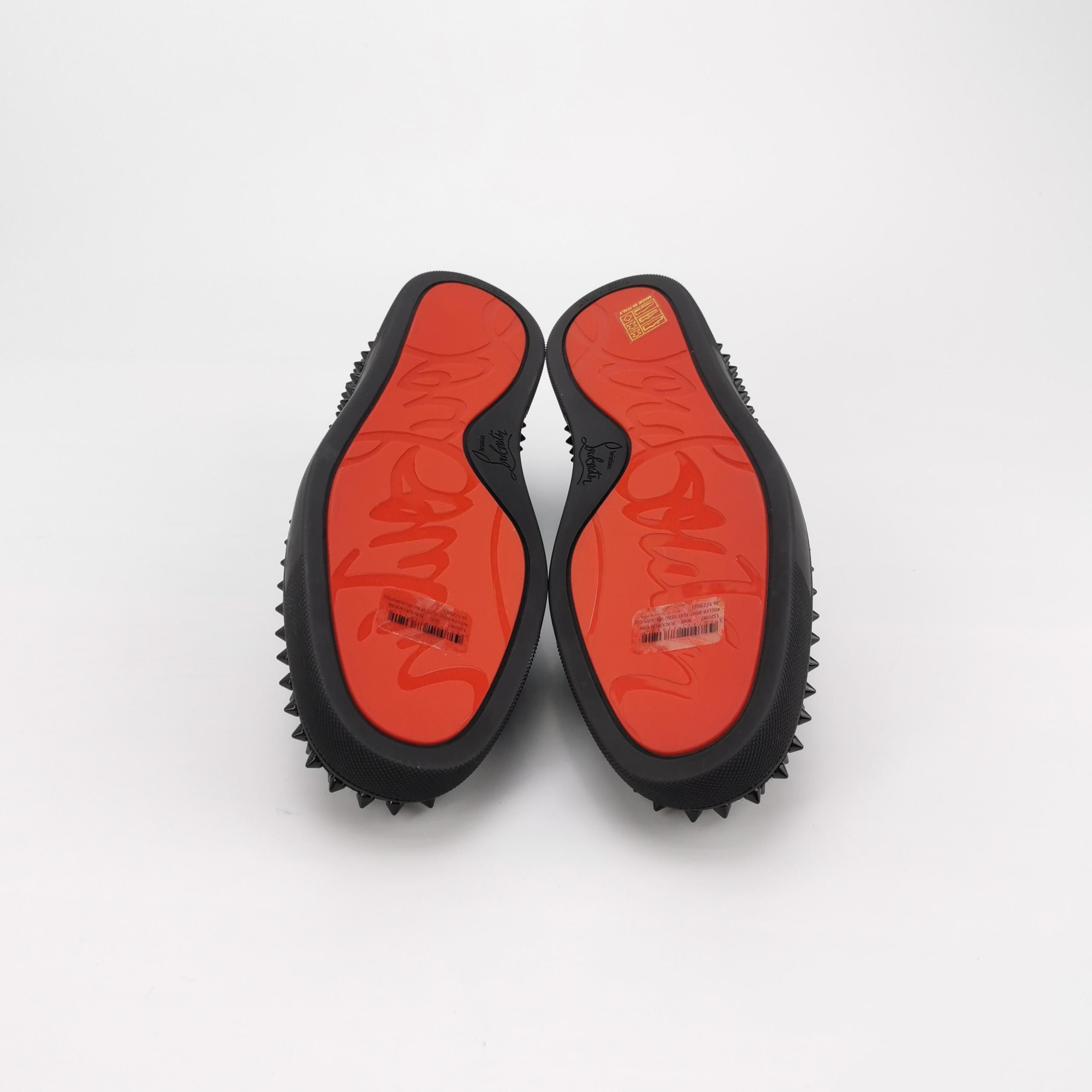 Christian Louboutin Christian Louboutin Spiked Suede Slip-On Sneakers 39.5 Size US 6 / EU 39 - 6 Thumbnail