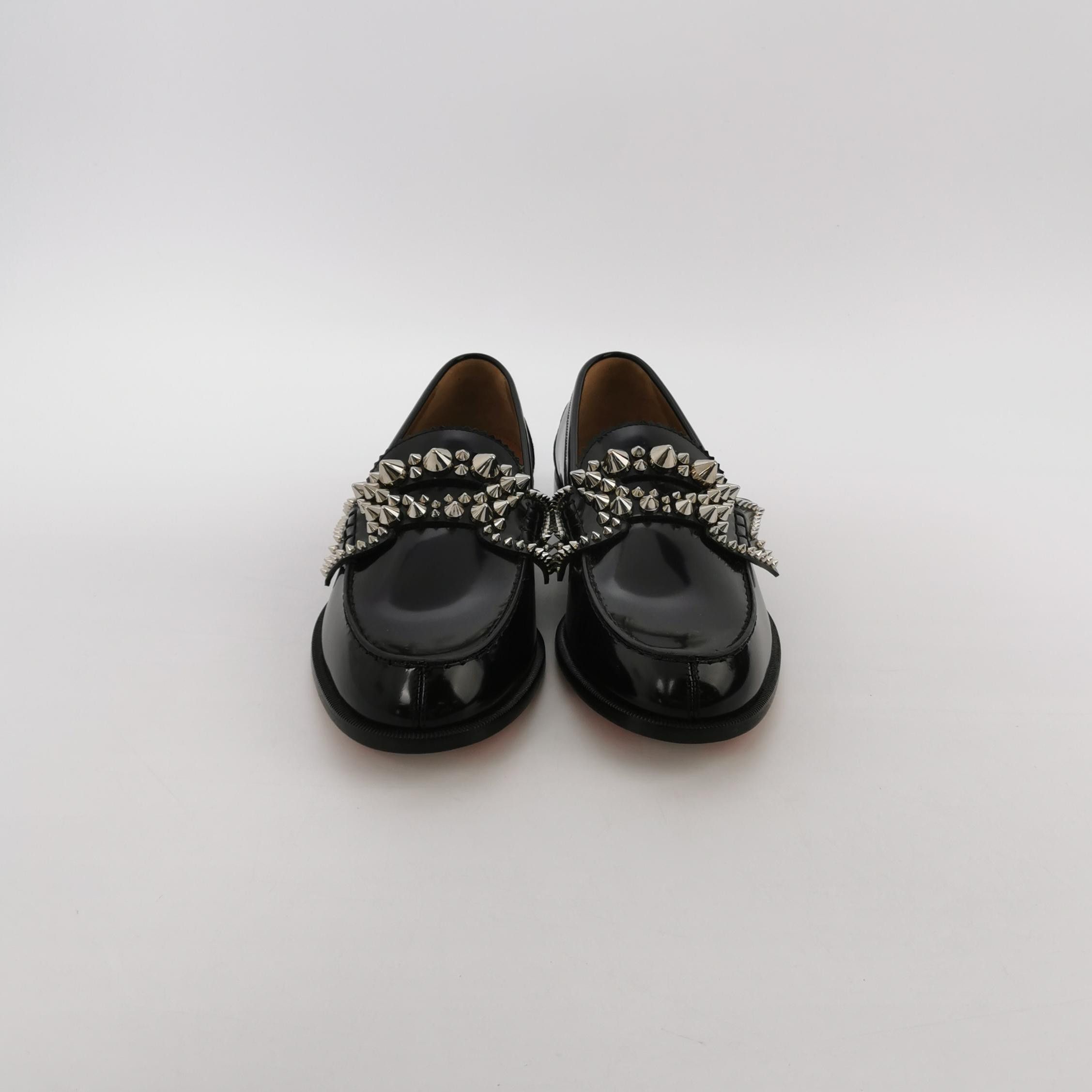 Christian Louboutin Christian Louboutin Spiked Leather Loafers EU 40 Size US 7 / EU 40 - 4 Thumbnail