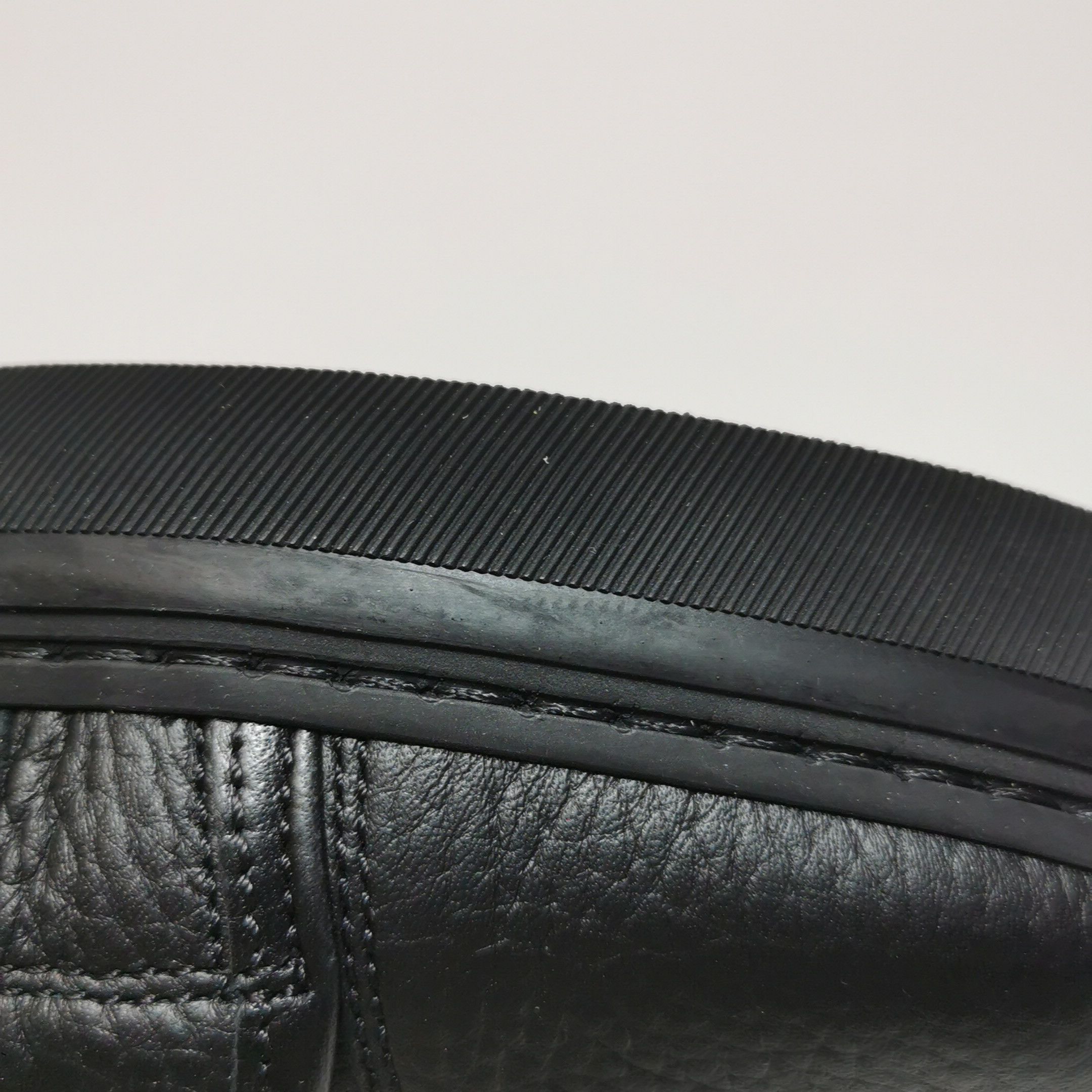 Gucci Gucci Black Leather Logo Sneakers Size 45 Size US 12 / EU 45 - 10 Thumbnail