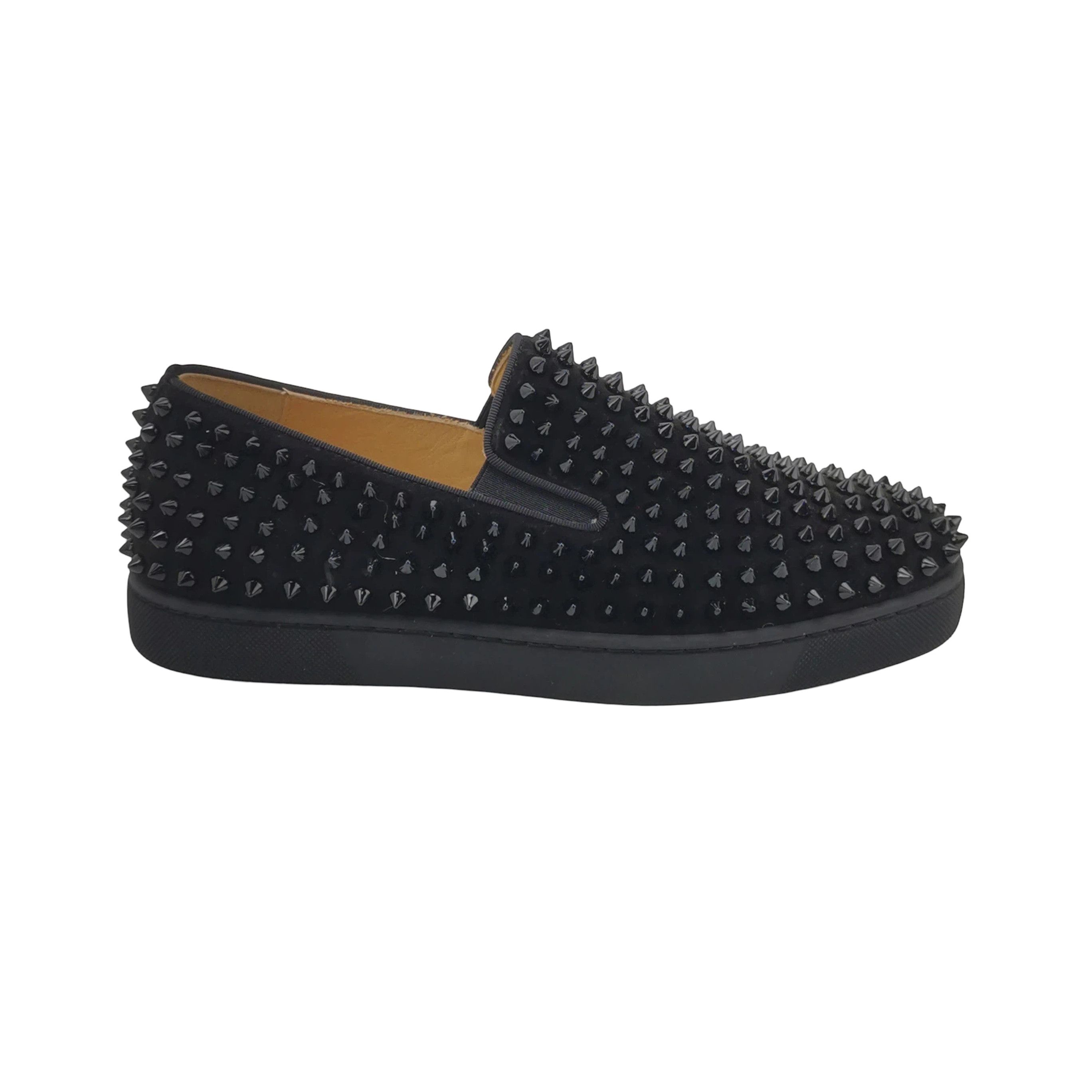 Christian Louboutin Christian Louboutin Studded Roller-Boat Sneakers 39.5 Size US 6 / EU 39 - 2 Thumbnail