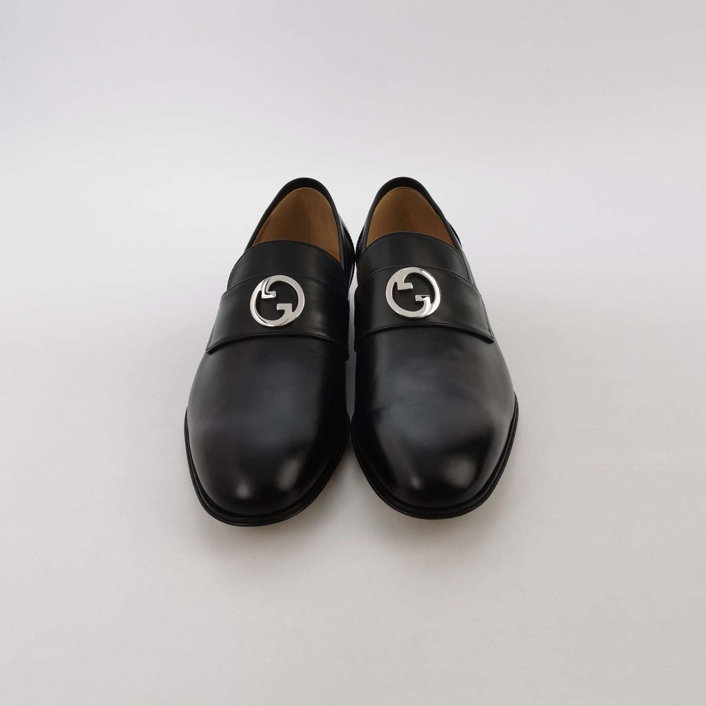 Gucci Gucci Interlocking G Leather Loafers 6.5 Size US 7 / EU 40 - 4 Thumbnail
