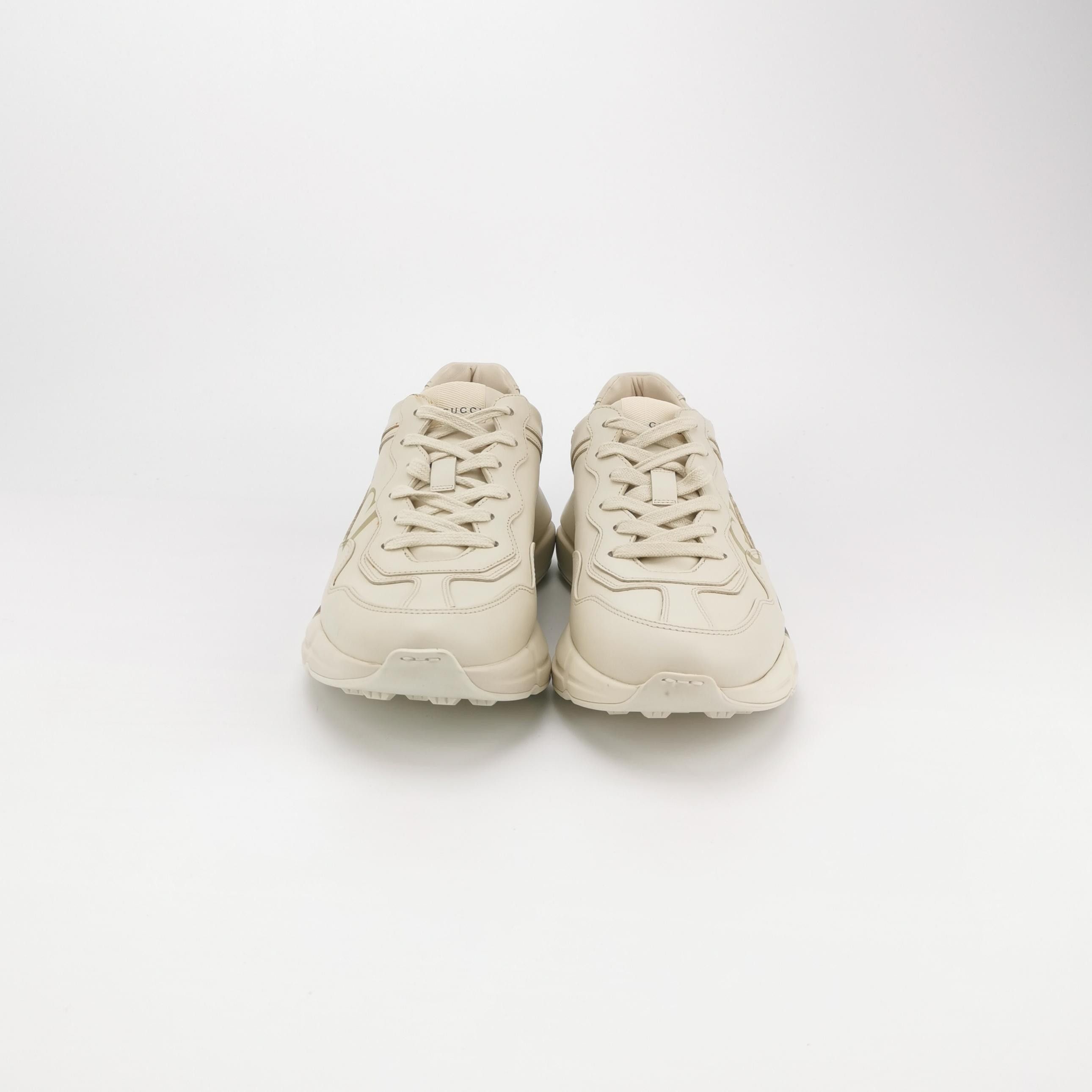 Gucci Gucci Rhyton Logo Leather Sneakers 41 Size US 8 / EU 41 - 4 Thumbnail