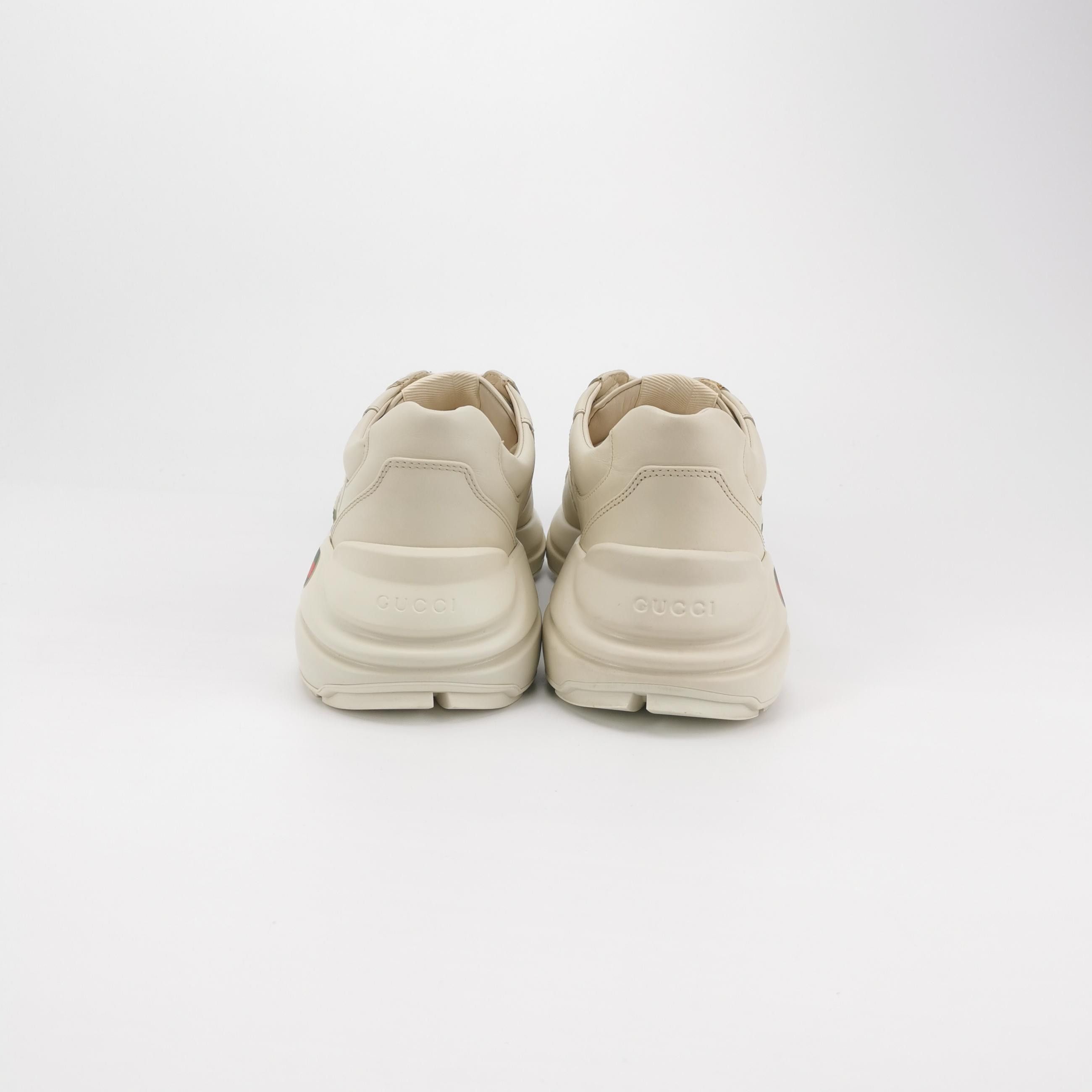 Gucci Gucci Rhyton Logo Leather Sneakers 41 Size US 8 / EU 41 - 5 Thumbnail