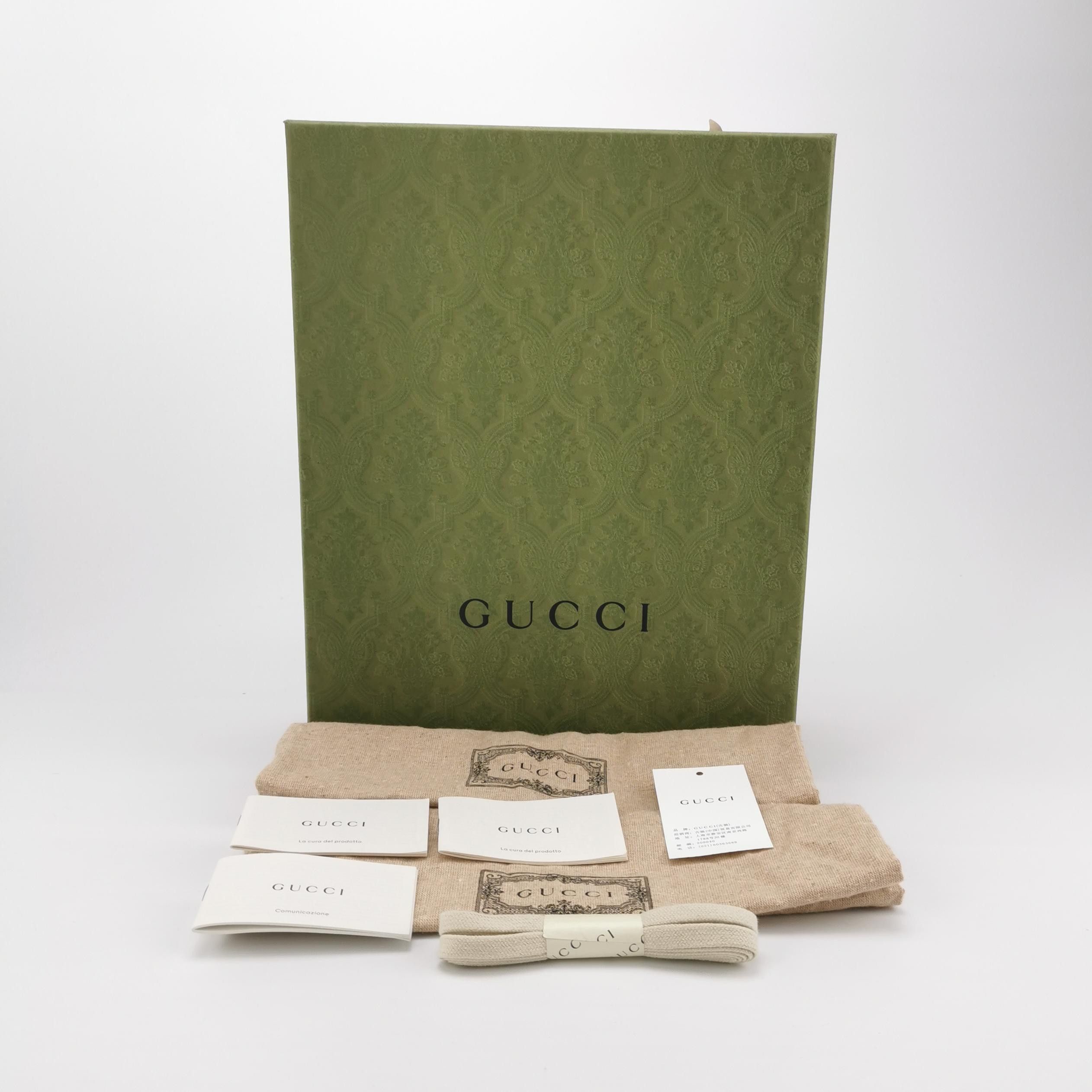 Gucci Gucci Rhyton Logo Leather Sneakers 41 Size US 8 / EU 41 - 7 Thumbnail