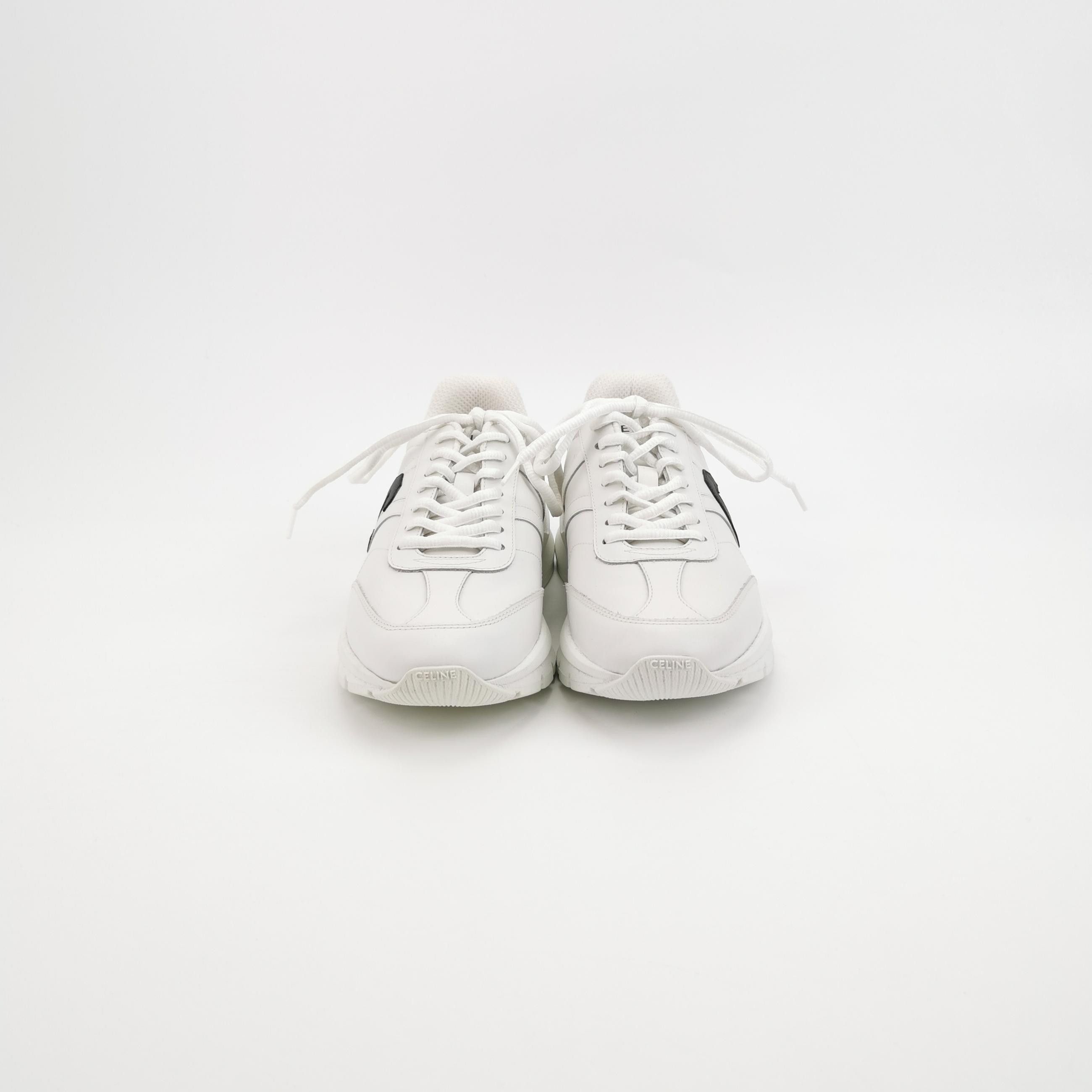 Celine Celine Logo Leather Low-Top Sneakers Size 39 Size US 6 / EU 39 - 4 Thumbnail