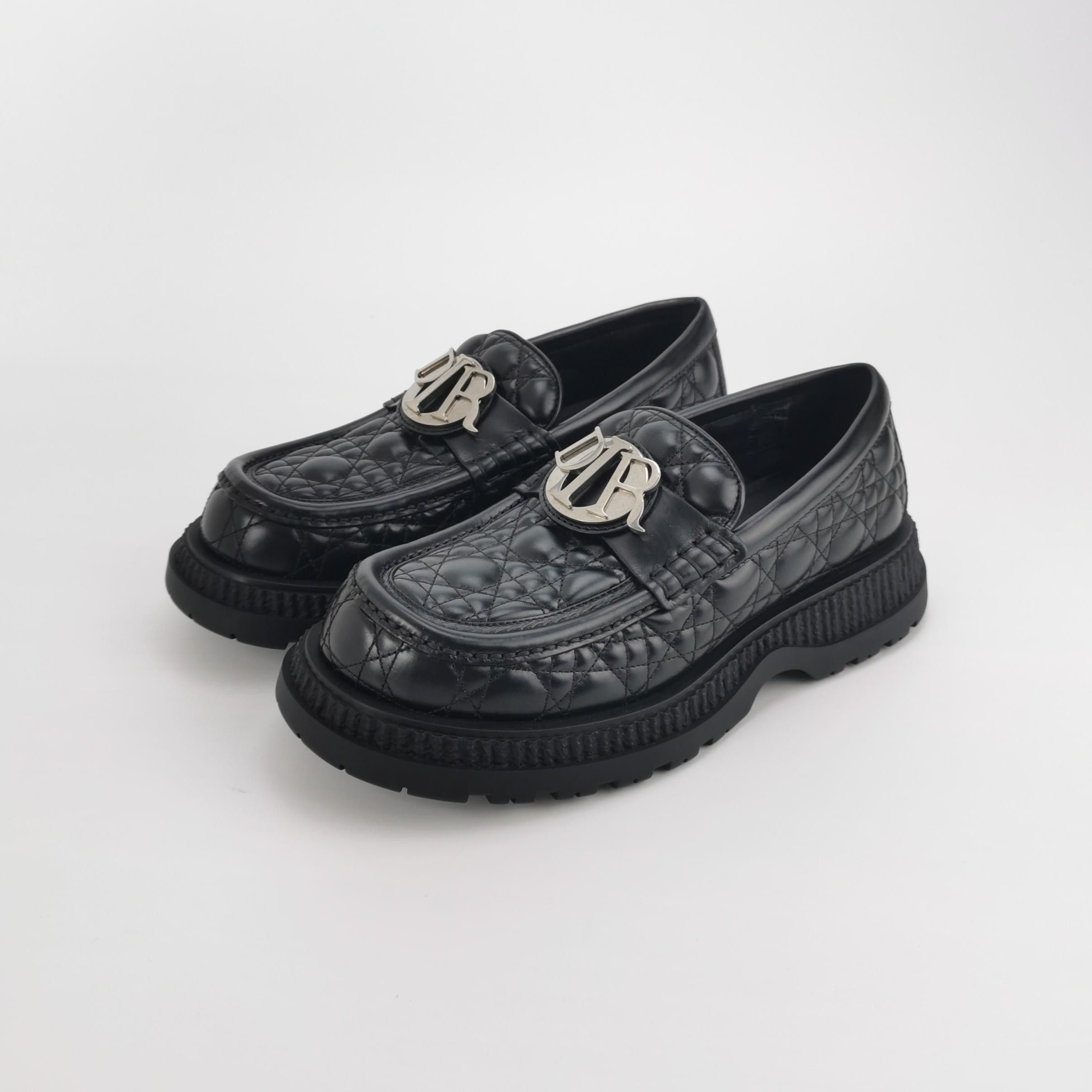 Dior Dior Cannage Quilted Buffalo Leather Loafers 41 Size US 8 / EU 41 - 3 Thumbnail