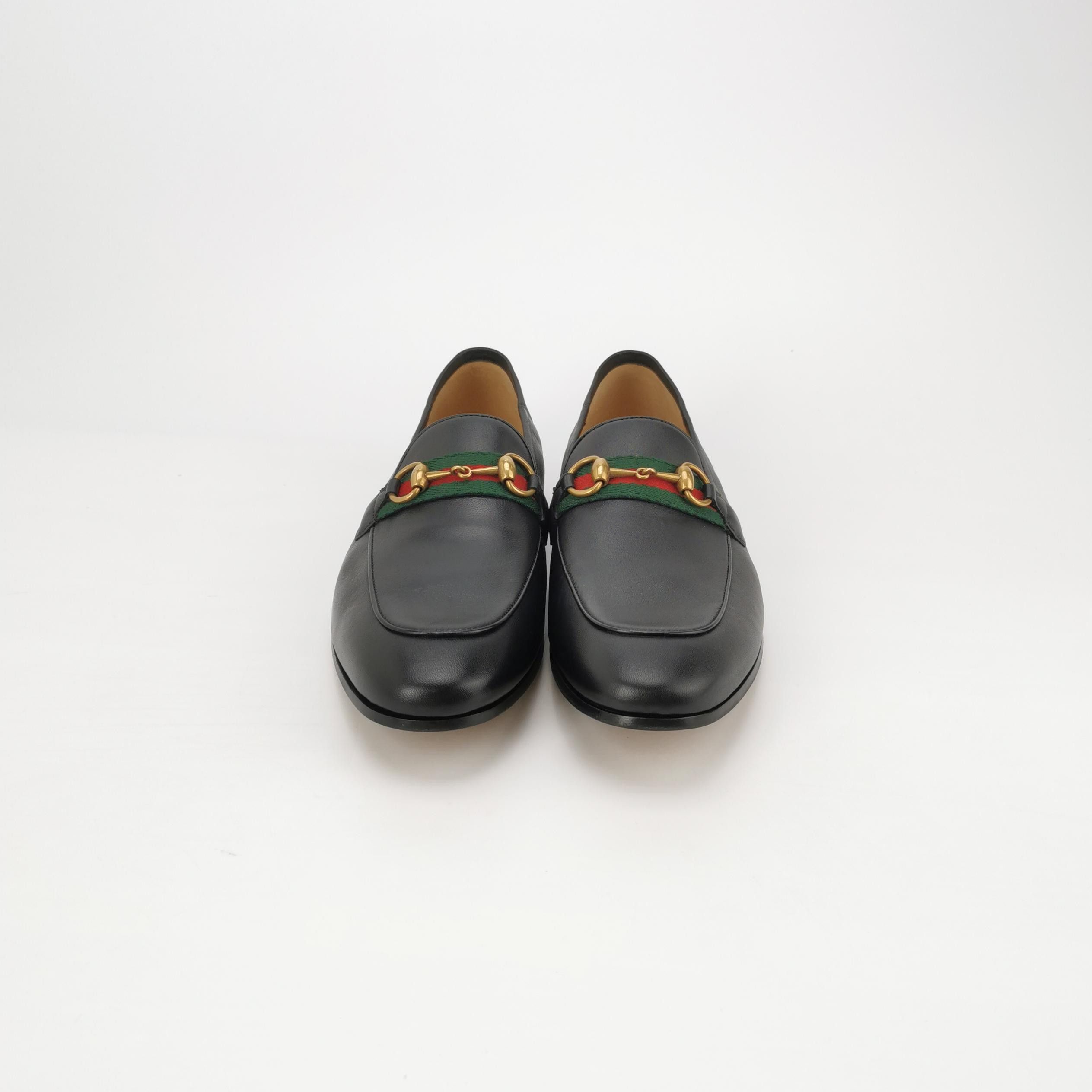 Gucci Gucci Horsebit Web Stripe Leather Loafers 9 Size US 10 / EU 43 - 4 Thumbnail