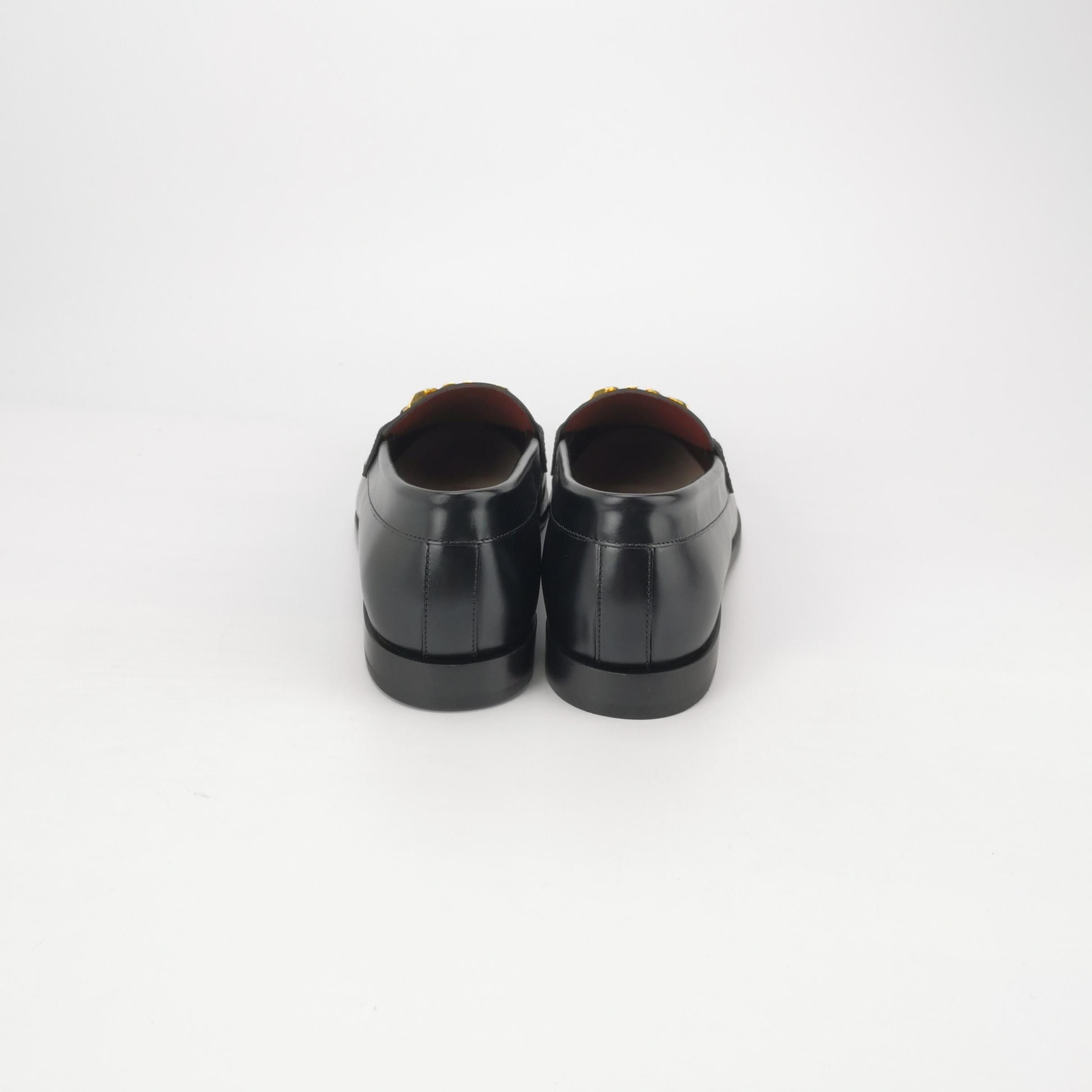 Valentino Valentino Gold Chain Leather Loafers 42 Size US 9 / EU 42 - 5 Thumbnail