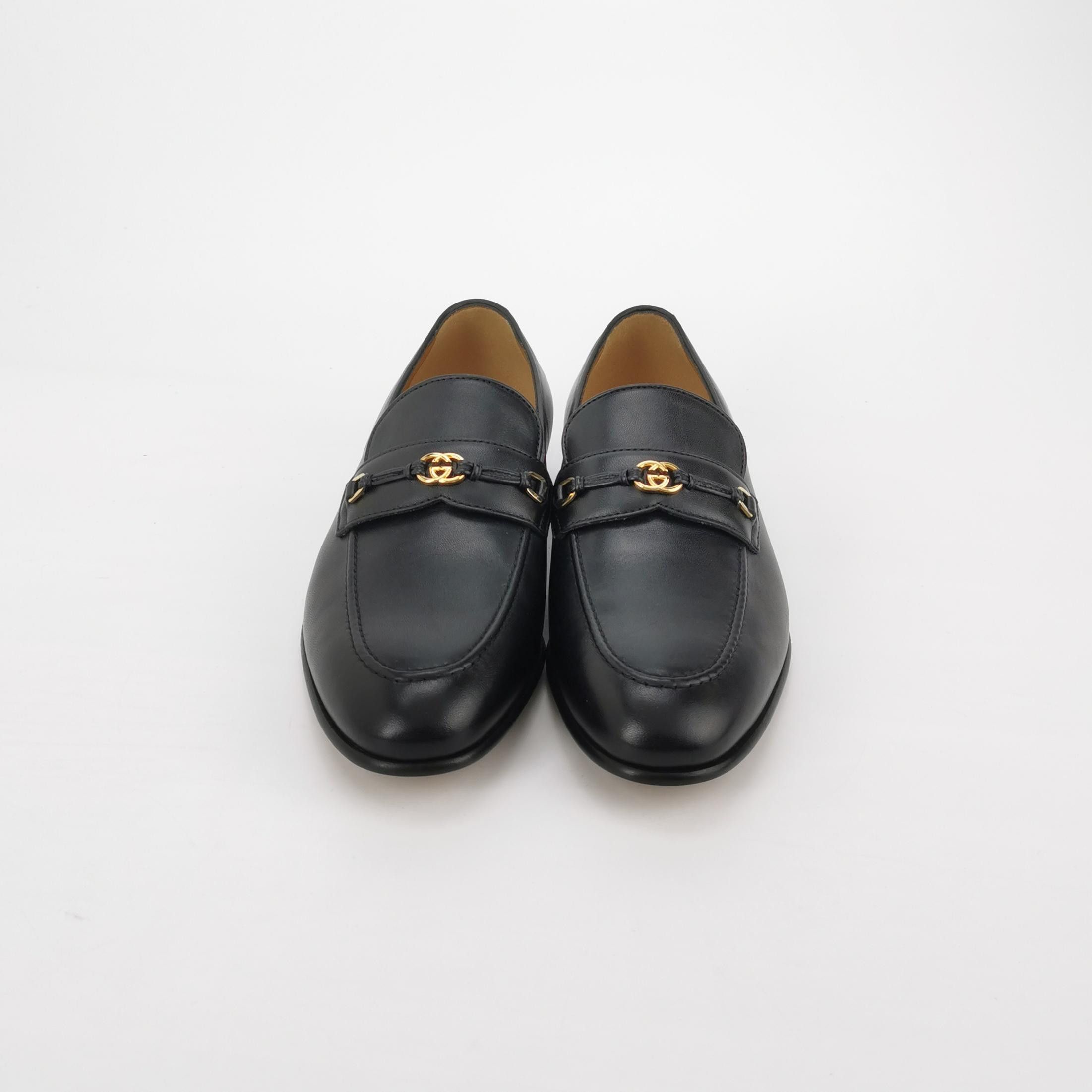 Gucci Gucci Interlocking G Leather Loafers 39 Size US 6 / EU 39 - 4 Thumbnail