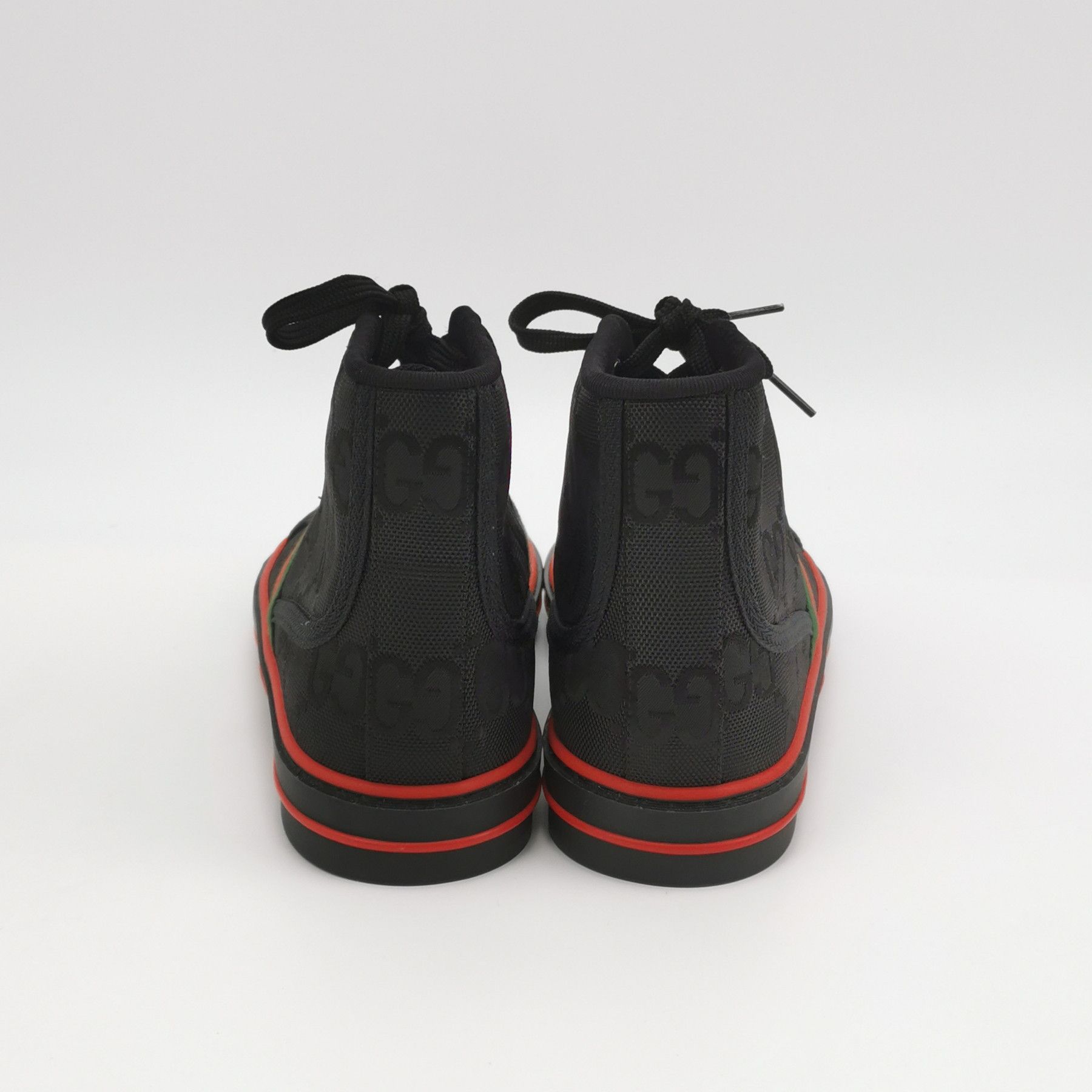 Gucci Gucci GG Monogram Web High Top Sneakers 41 Size US 8 / EU 41 - 5 Thumbnail