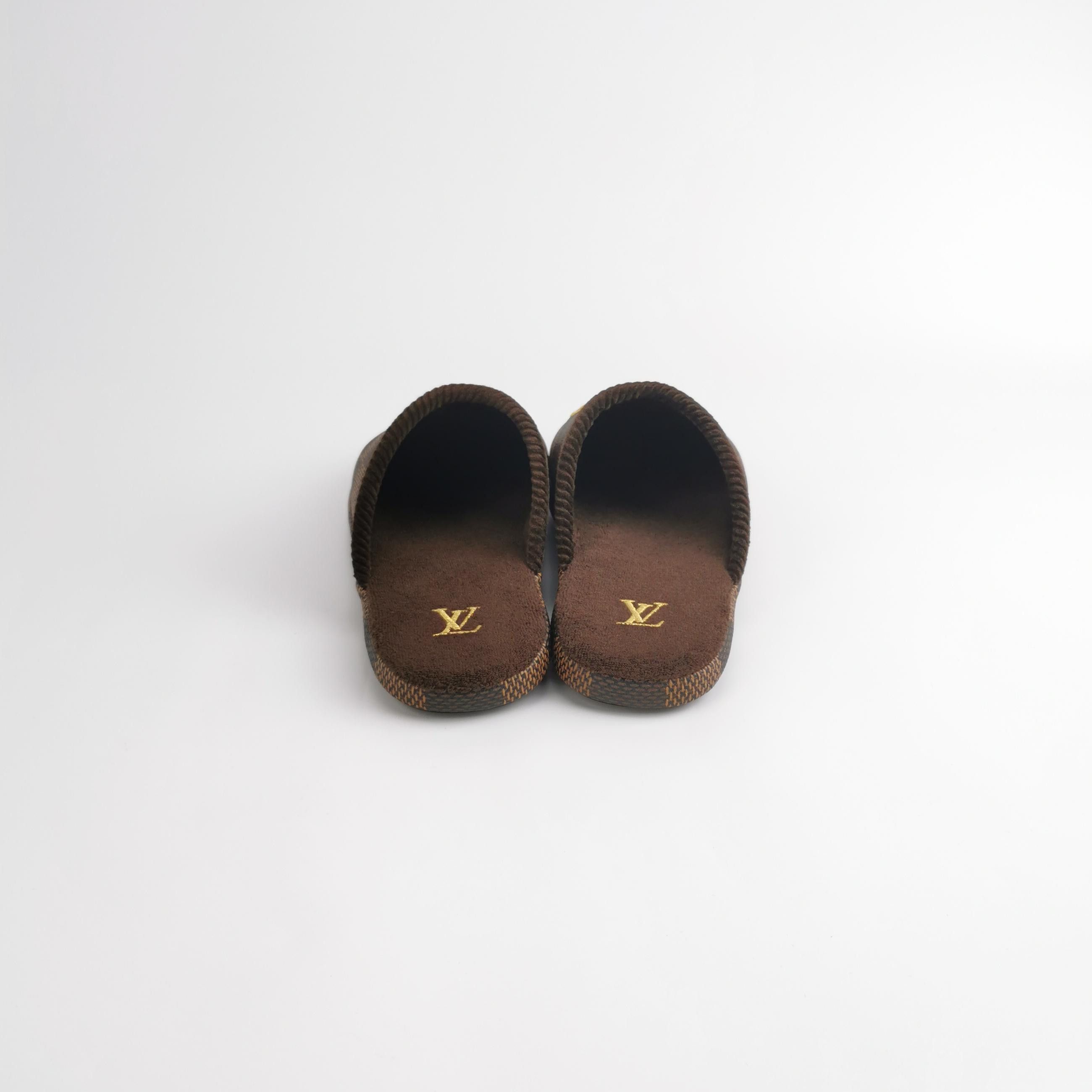 Louis Vuitton Louis Vuitton x Tyler Collab Damier Palace Slippers 8.5 Size US 8 / EU 41 - 5 Thumbnail