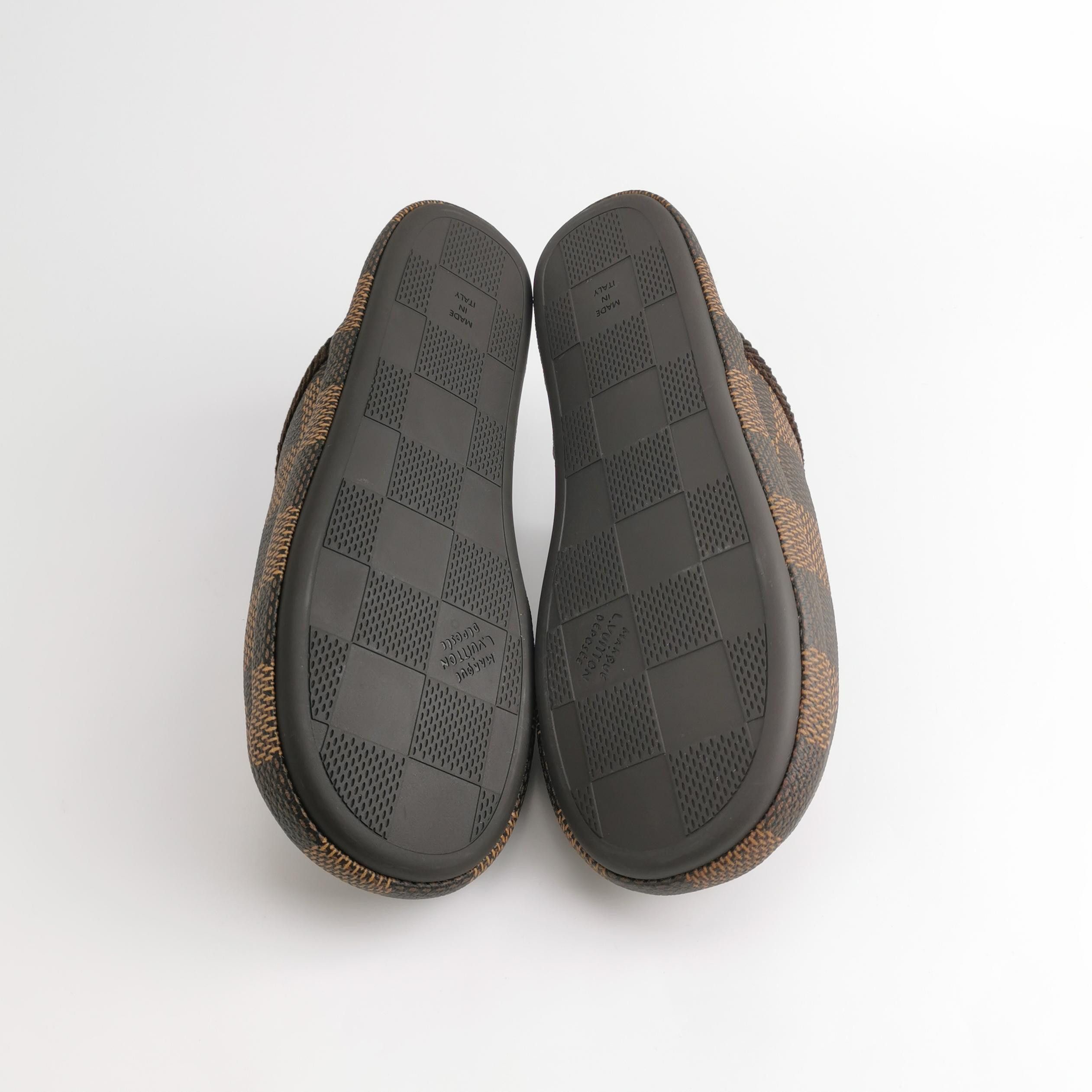 Louis Vuitton Louis Vuitton x Tyler Collab Damier Palace Slippers 8.5 Size US 8 / EU 41 - 6 Thumbnail