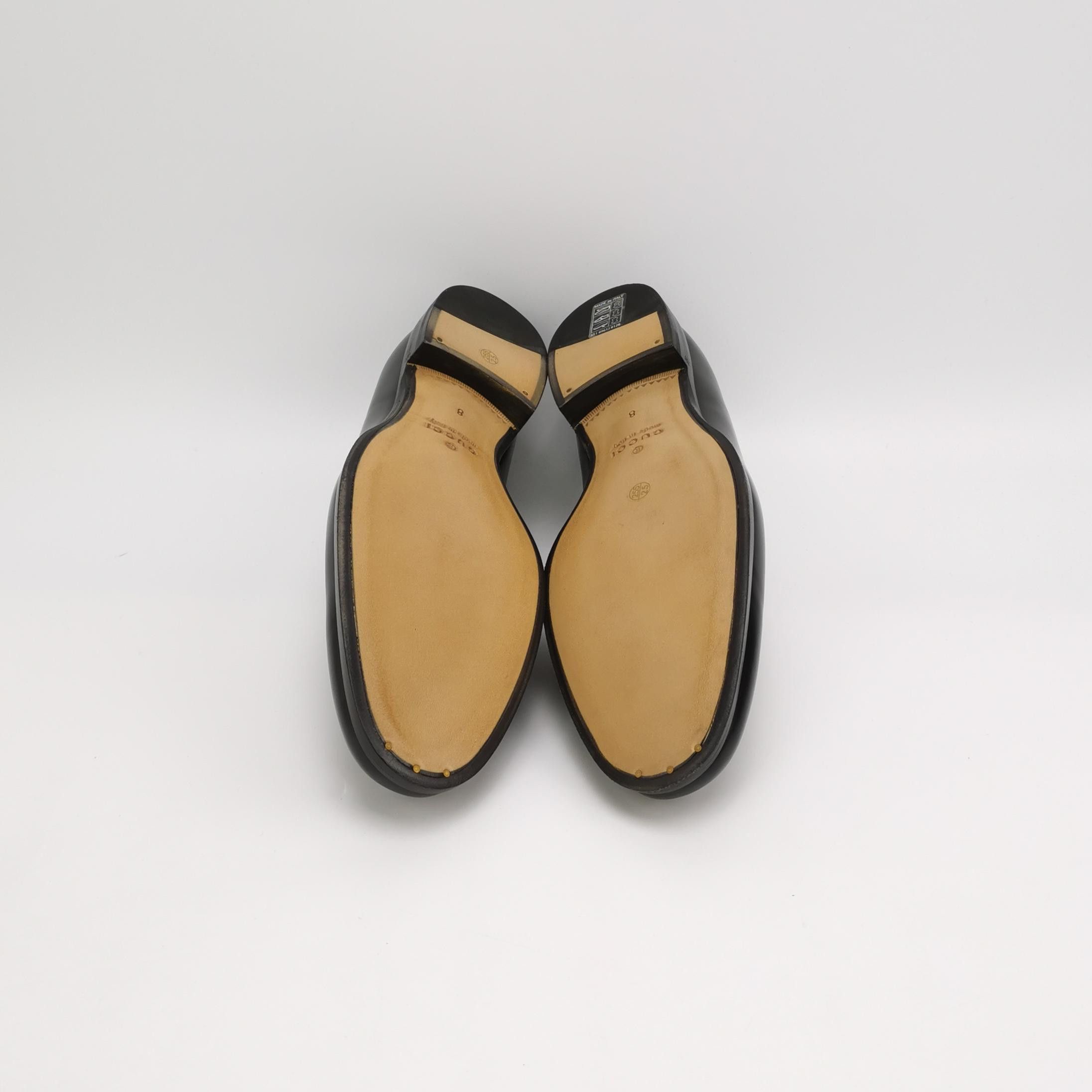 Gucci Gucci Black Leather Horsebit Loafers Size 8 Size US 9 / EU 42 - 6 Thumbnail