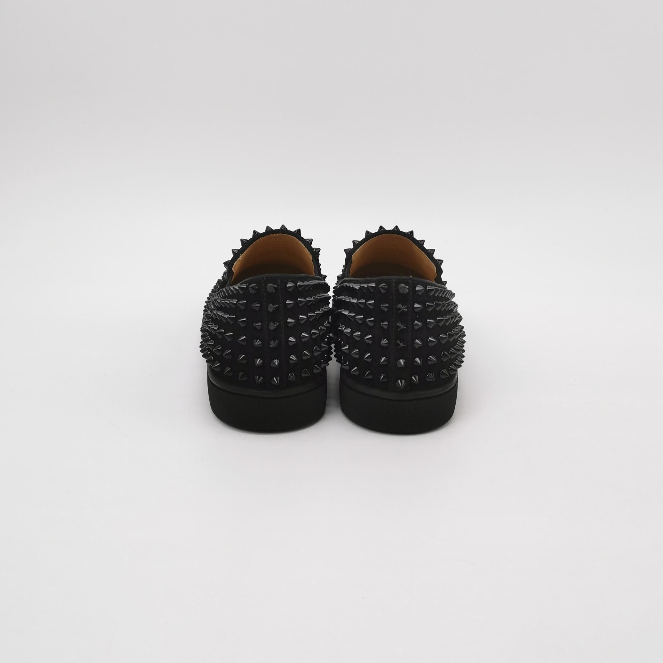 Christian Louboutin Christian Louboutin Spiked Suede Slip-Ons 39.5 Size US 6 / EU 39 - 5 Thumbnail