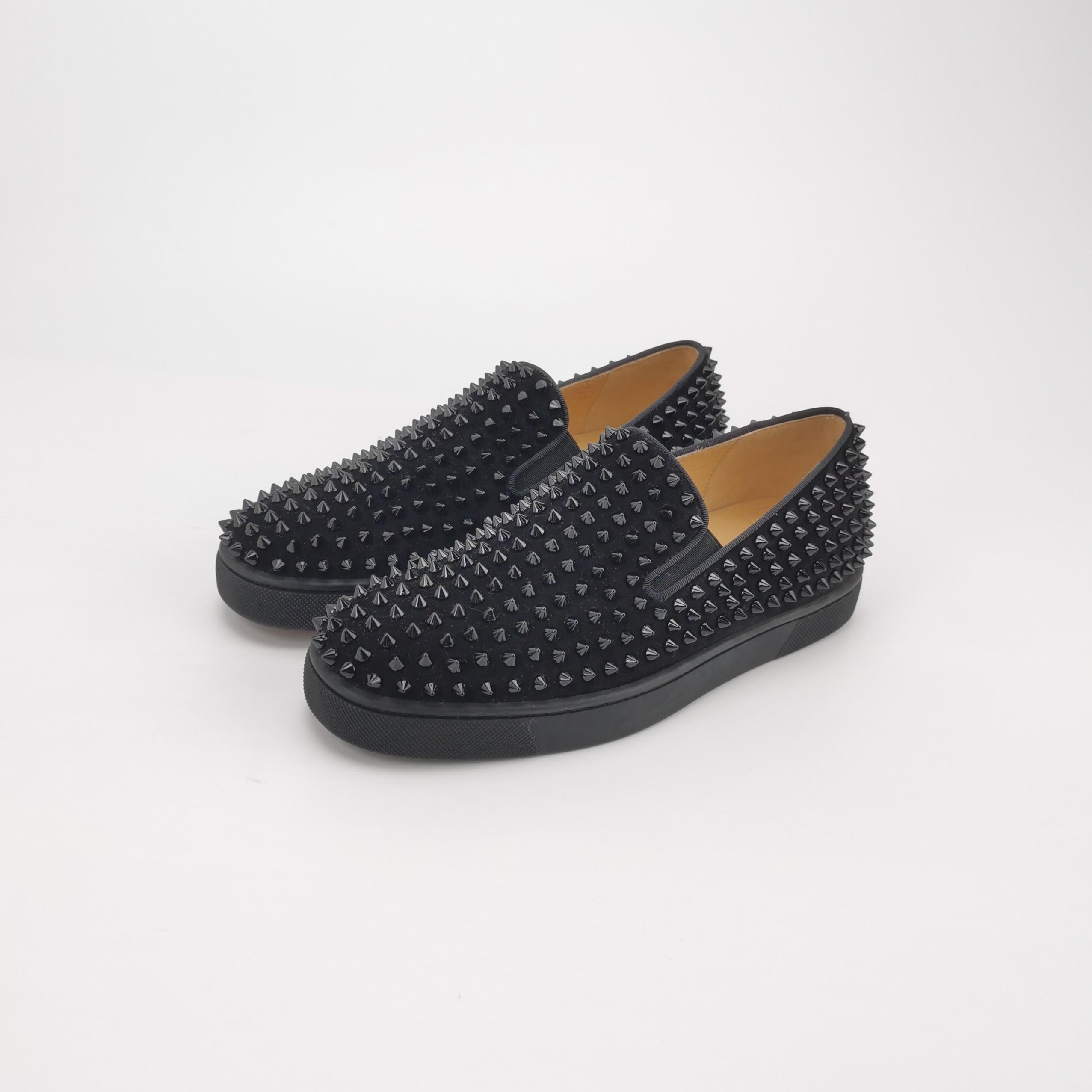 Christian Louboutin Christian Louboutin Studded Roller Boat Sneakers 39.5 Size US 6 / EU 39 - 3 Thumbnail