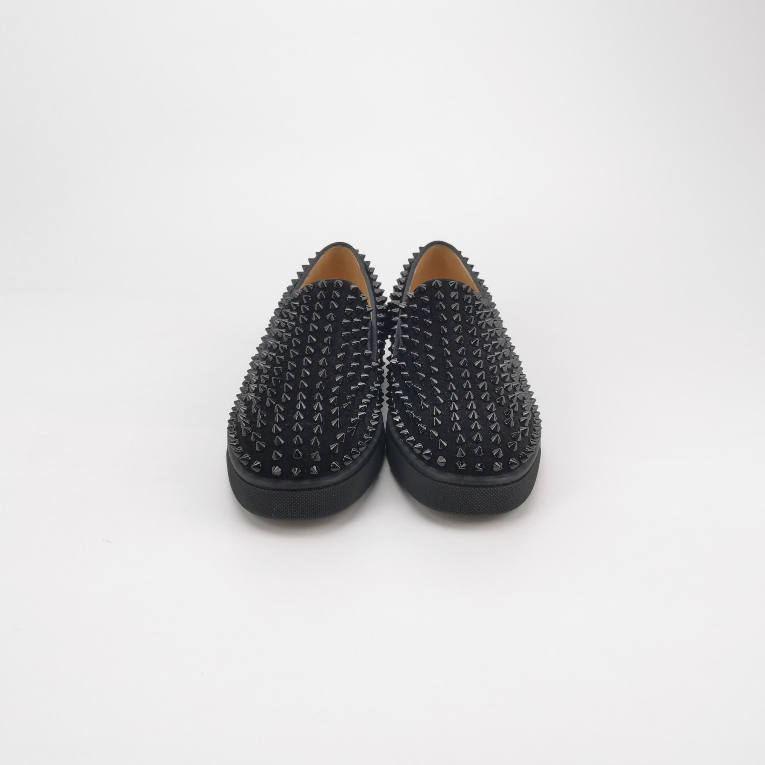 Christian Louboutin Christian Louboutin Studded Roller Boat Sneakers 39.5 Size US 6 / EU 39 - 4 Thumbnail
