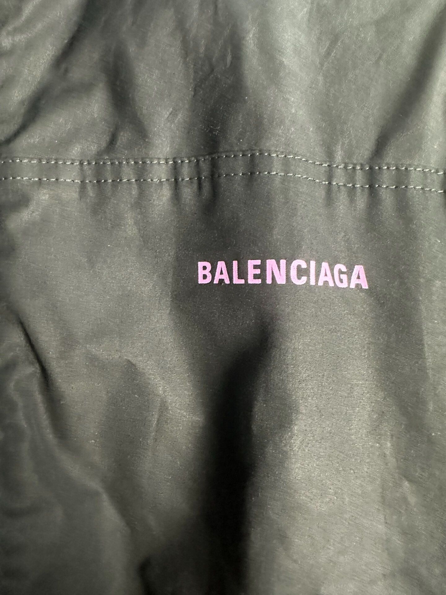 Balenciaga Balenciaga Pink Logo Embroidered Zip Jacket 48 Size US M / EU 48-50 / 2 - 5 Thumbnail
