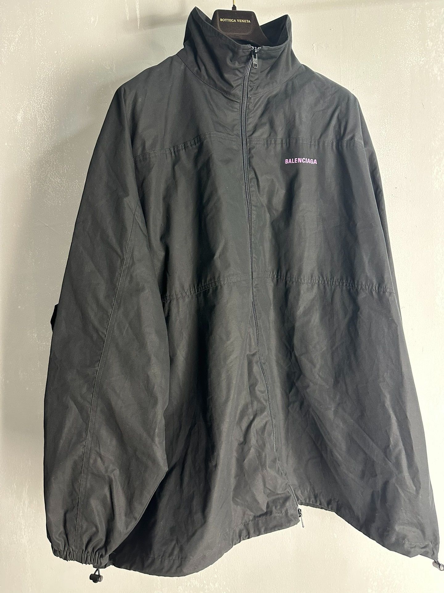 Balenciaga Balenciaga Pink Logo Embroidered Zip Jacket 48 Size US M / EU 48-50 / 2 - 3 Thumbnail