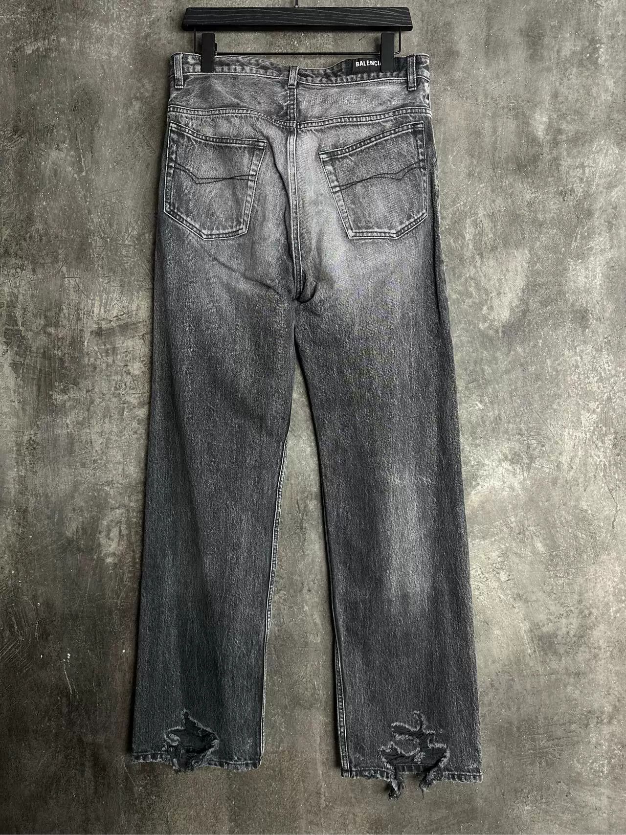 Balenciaga Balenciaga Bleached Heel Distressed Jeans Size M Size US 32 / EU 48 - 3 Thumbnail