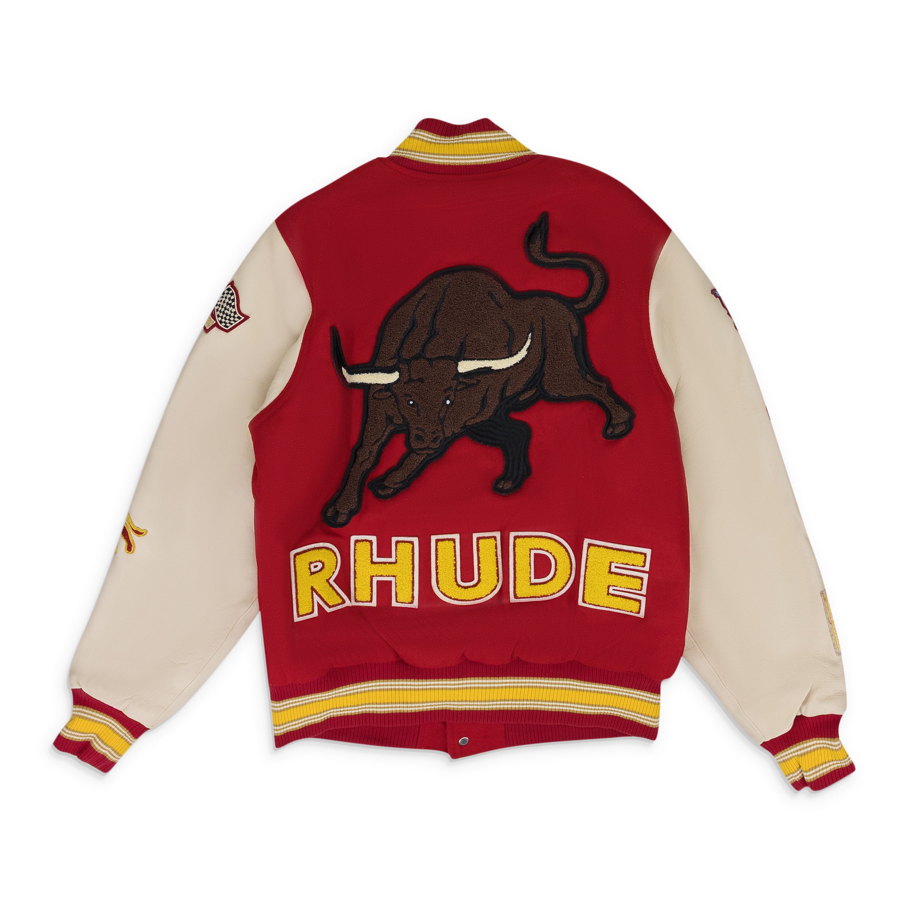 Rhude Bull Varsity Bomber SIZE L Size US L / EU 52-54 / 3 - 2 Thumbnail
