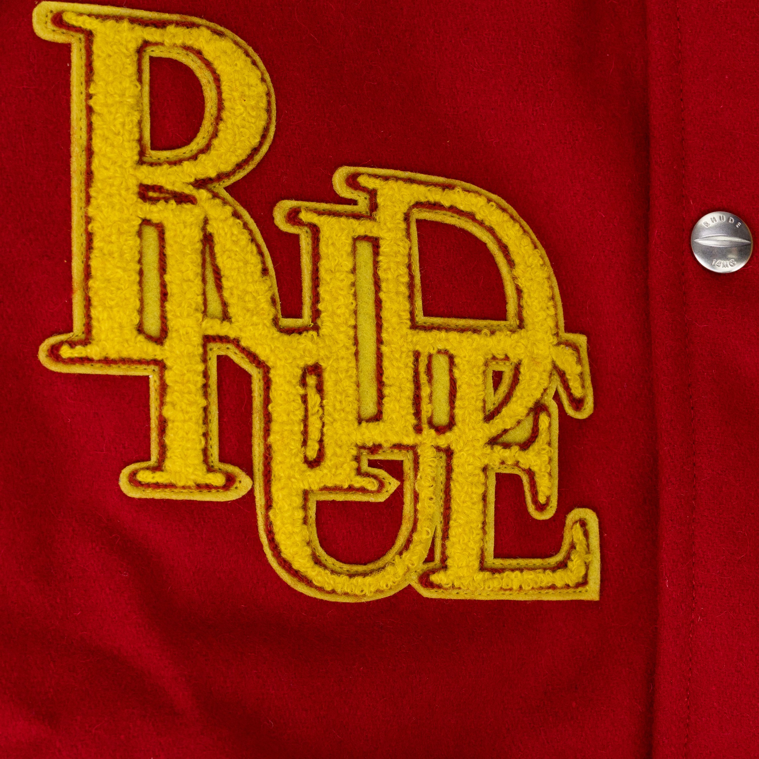 Rhude Bull Varsity Bomber SIZE M Size US M / EU 48-50 / 2 - 6 Thumbnail