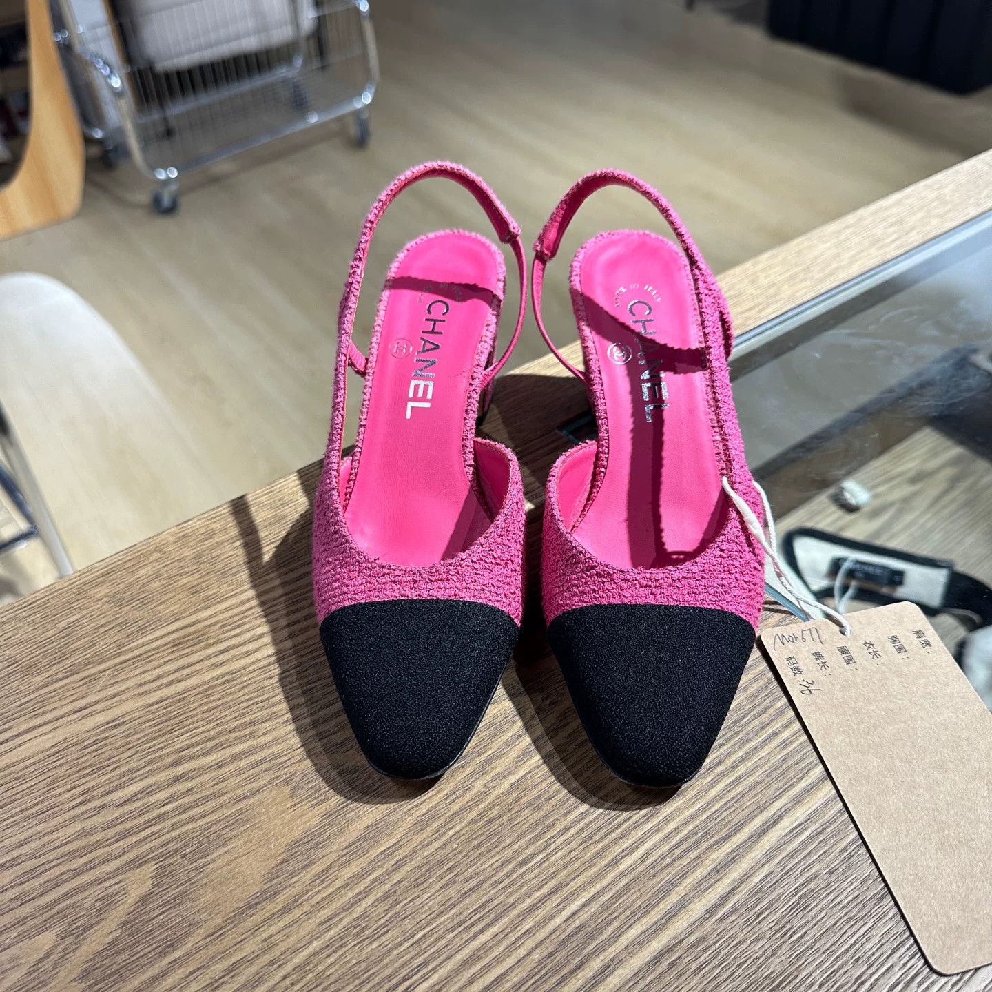 Chanel Chanel Pink Lowtop Sneakers us_6 Women Size US 6 / IT 36 - 2 Thumbnail