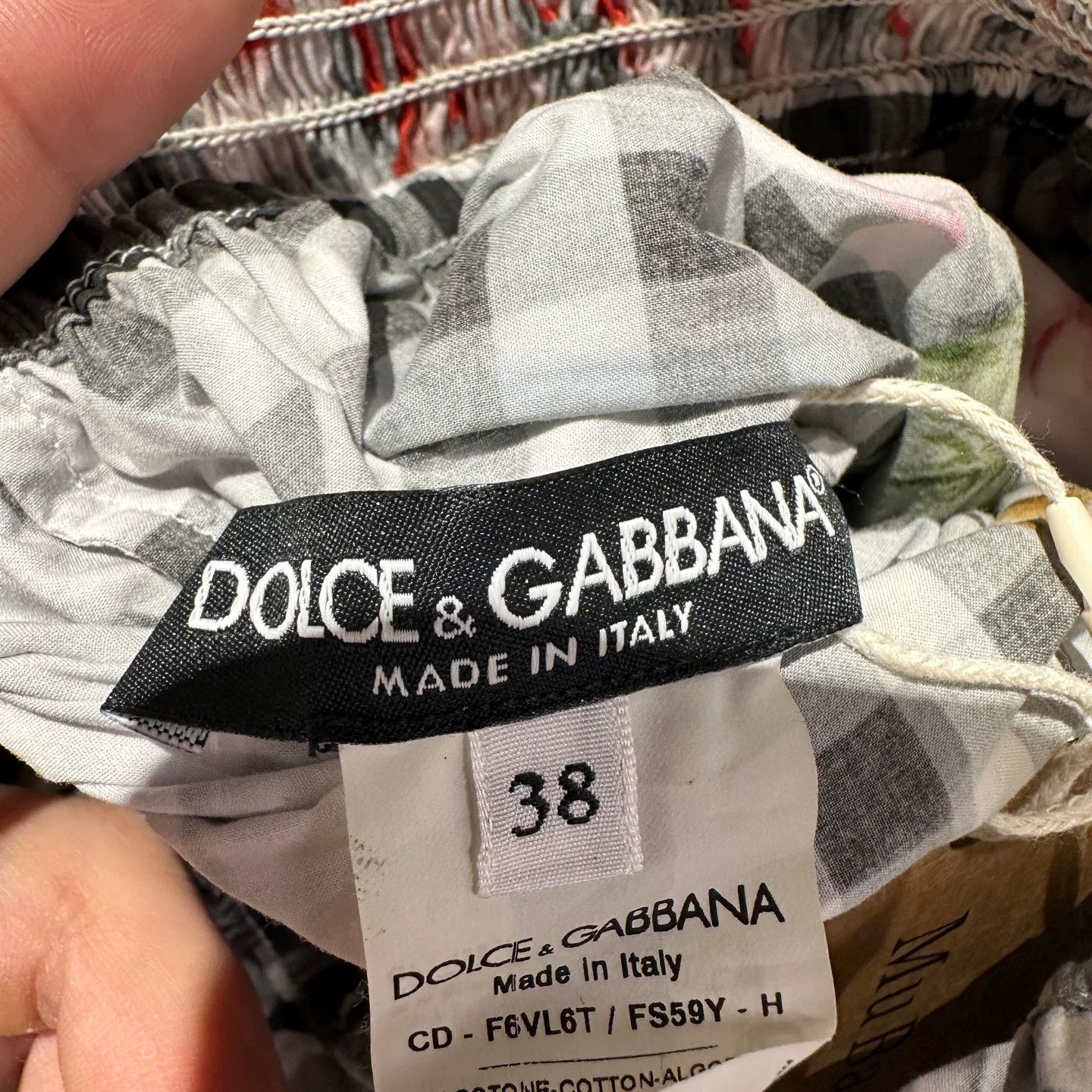 Dolce & Gabbana Dolce & Gabbana Plaid T-Shirt it_38 Women Size XS / US 0-2 / IT 36-38 - 3 Thumbnail