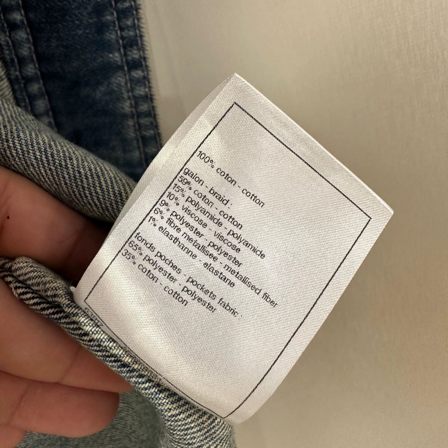 Chanel Chanel Denim T-Shirt it_38 Women Size XS / US 0-2 / IT 36-38 - 8 Thumbnail