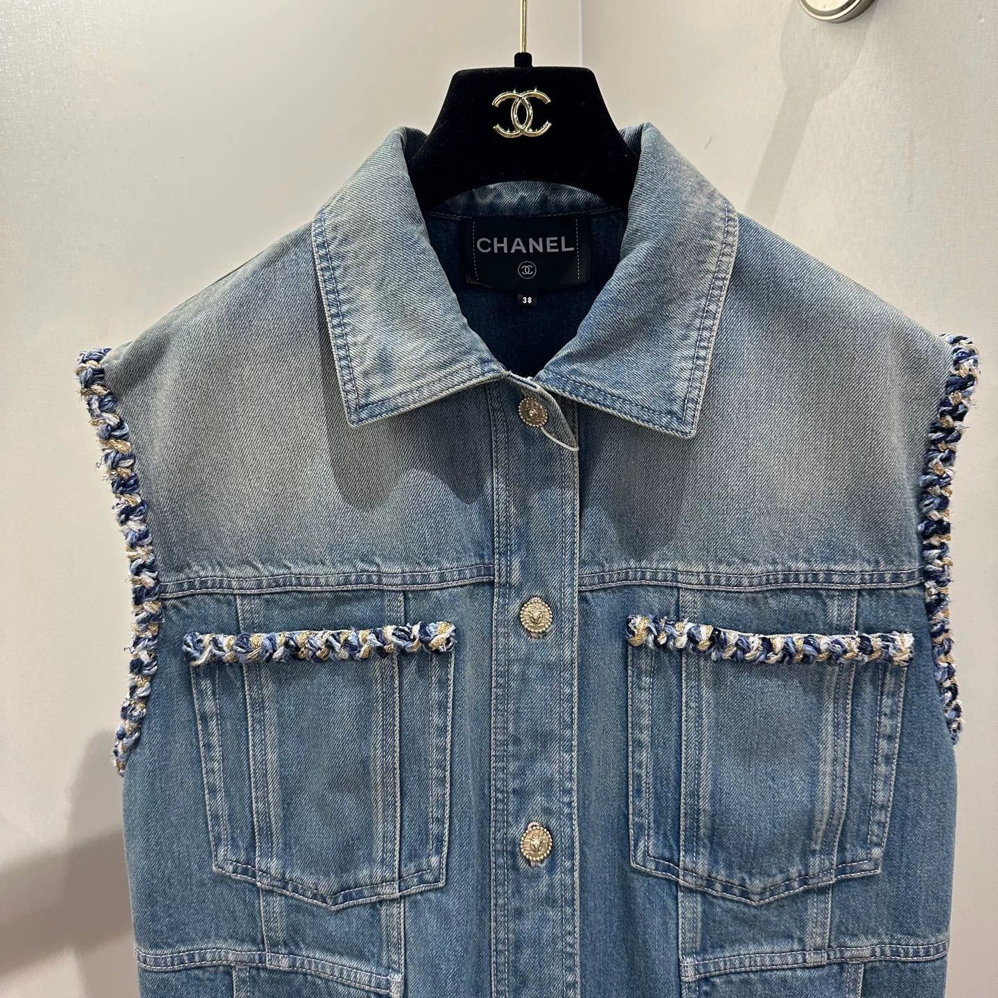 Chanel Chanel Denim T-Shirt it_38 Women Size XS / US 0-2 / IT 36-38 - 6 Thumbnail
