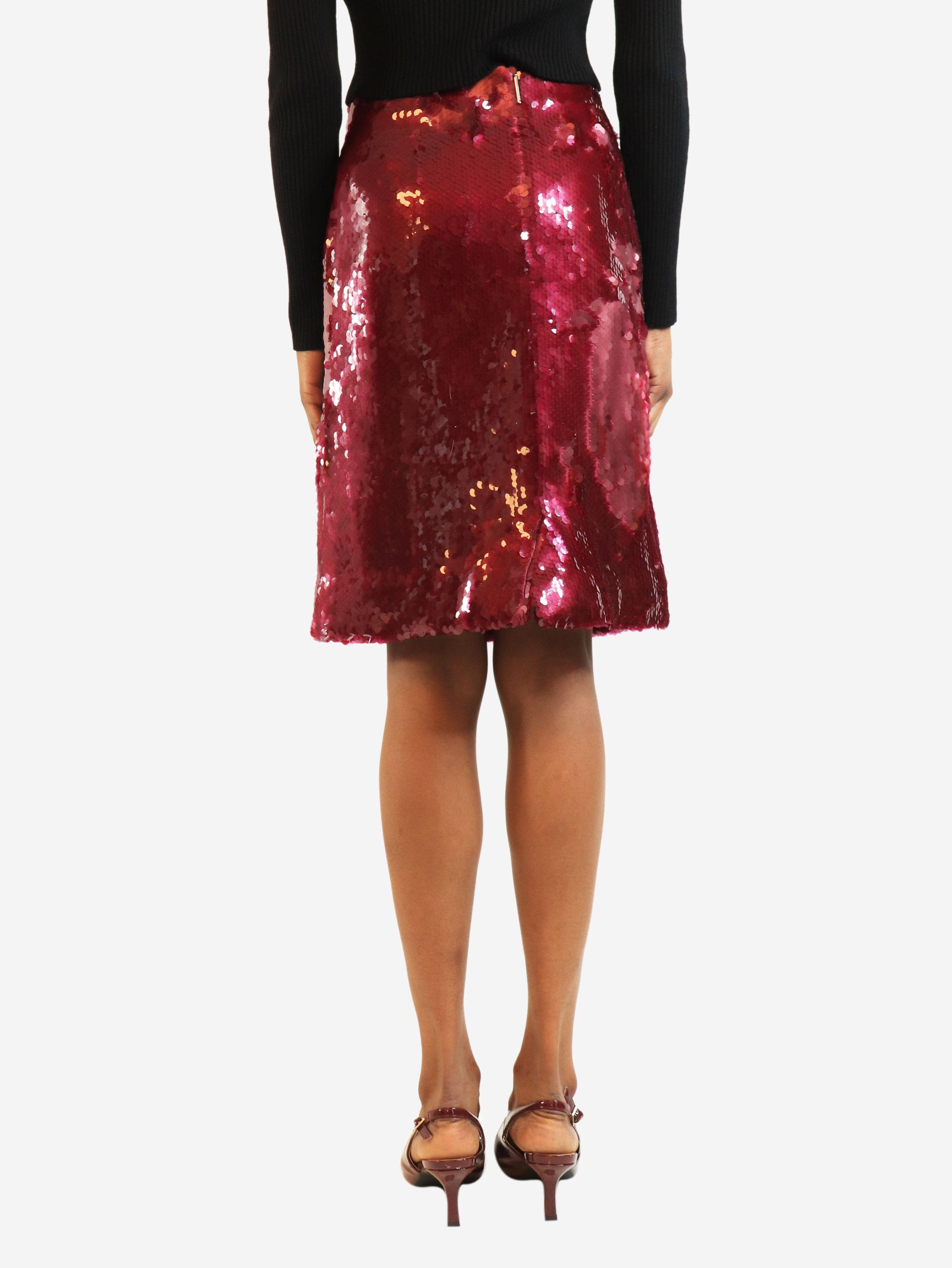 16Arlington Purple sequin skirt - UK 4 Size 25" / US 0 / IT 36 - 4 Thumbnail