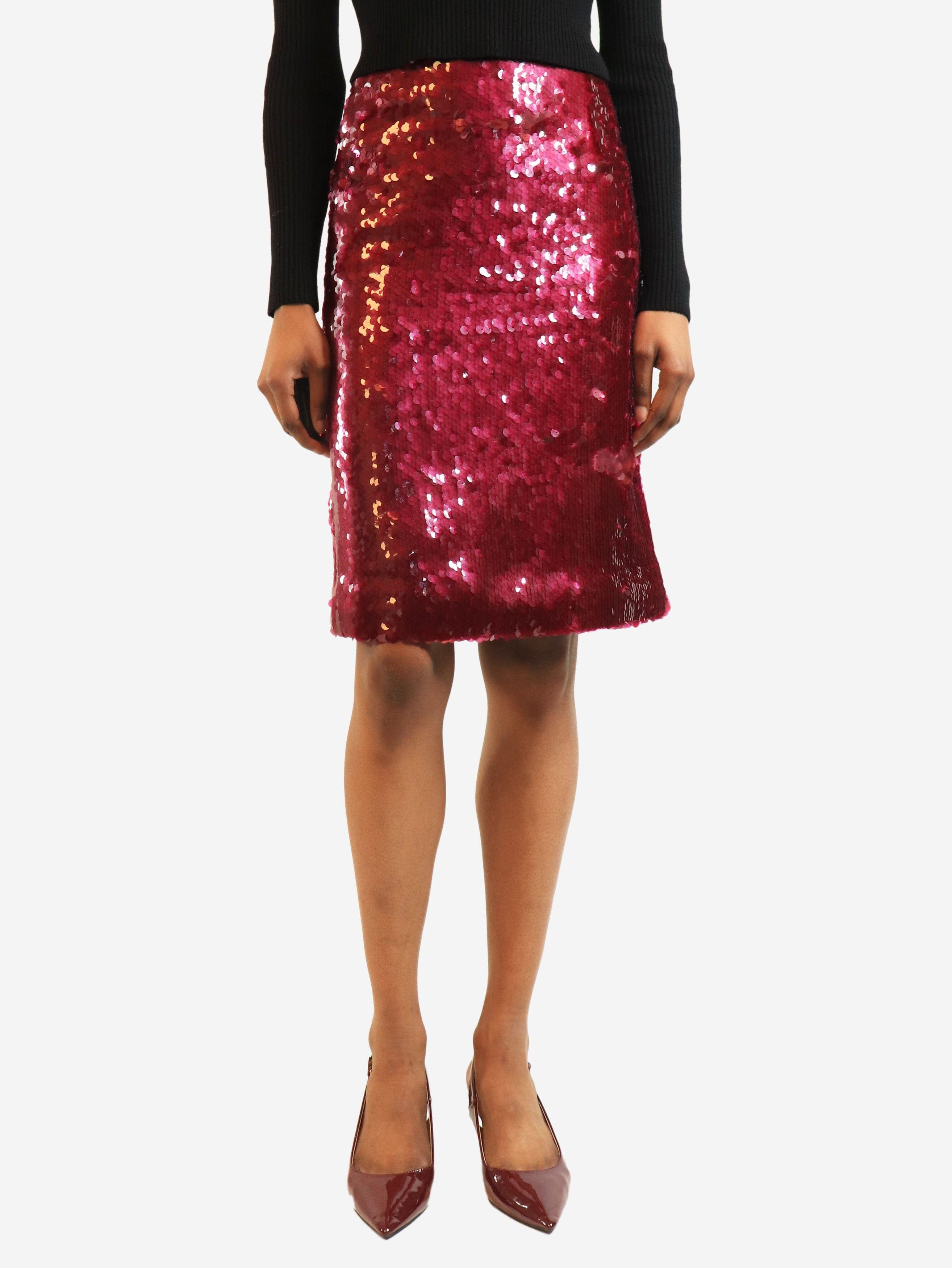 16Arlington Purple sequin skirt - UK 4 Size 25" / US 0 / IT 36 - 2 Thumbnail