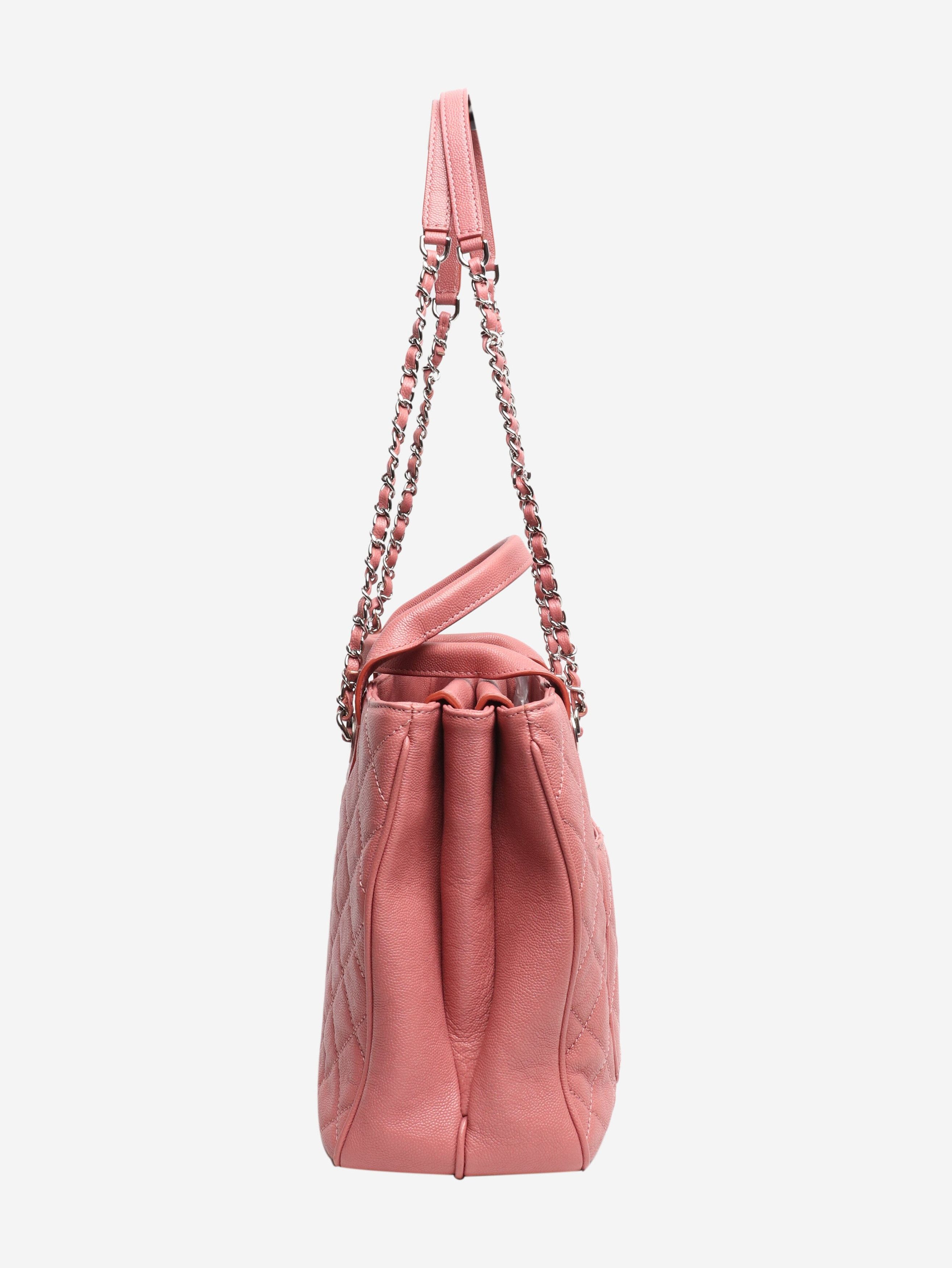 Chanel Pink Caviar leather tote bag Size ONE SIZE - 3 Thumbnail