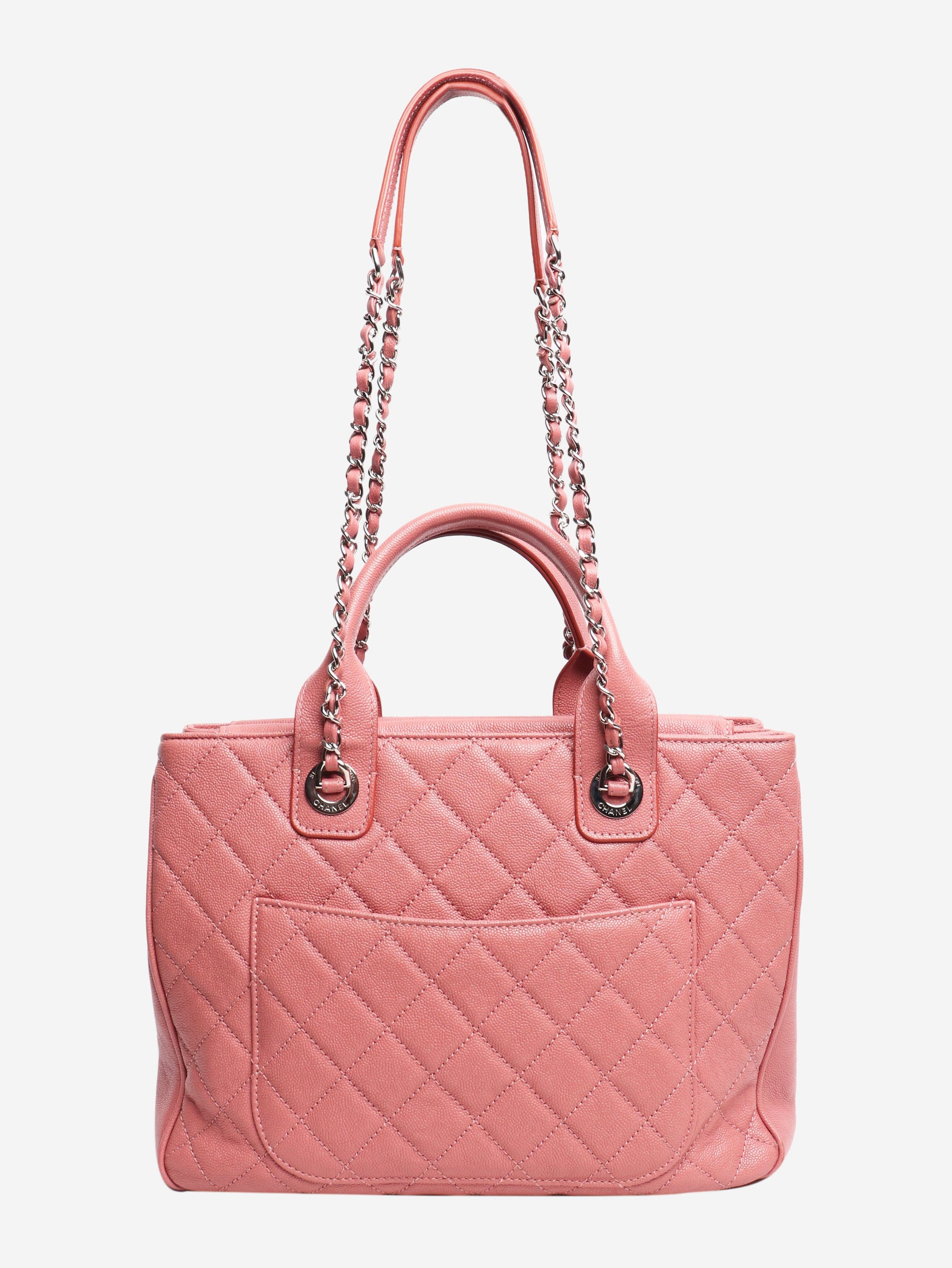 Chanel Pink Caviar leather tote bag Size ONE SIZE - 4 Thumbnail