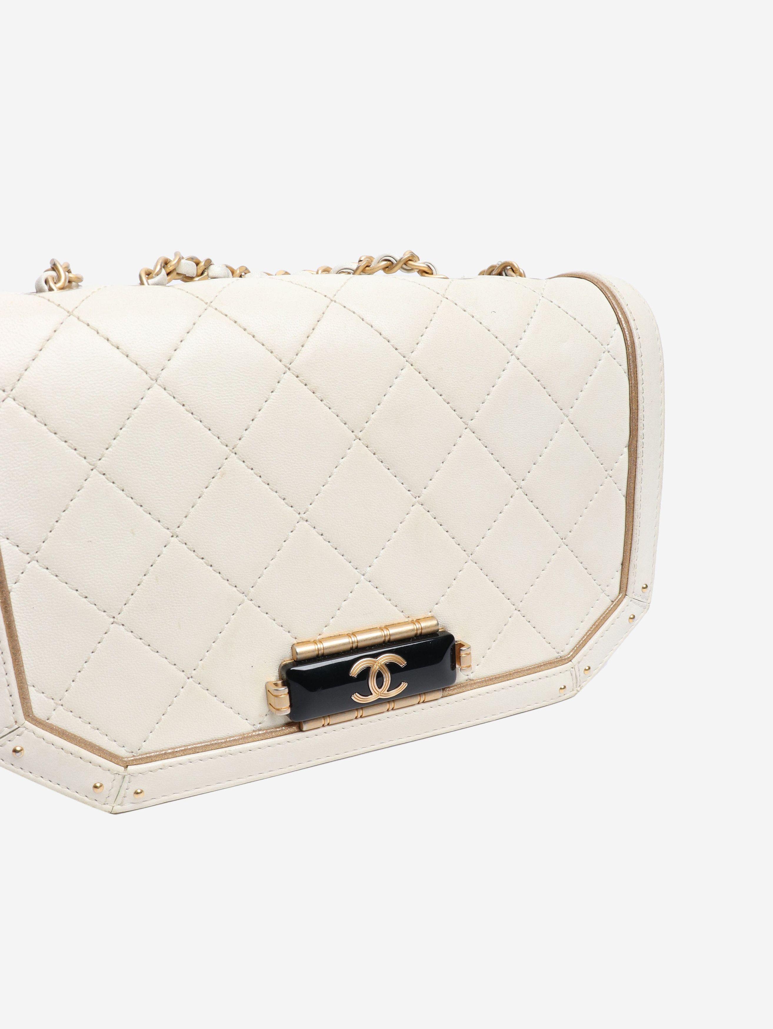 Chanel Cream 2017 lambskin shoulder bag Size ONE SIZE - 7 Thumbnail