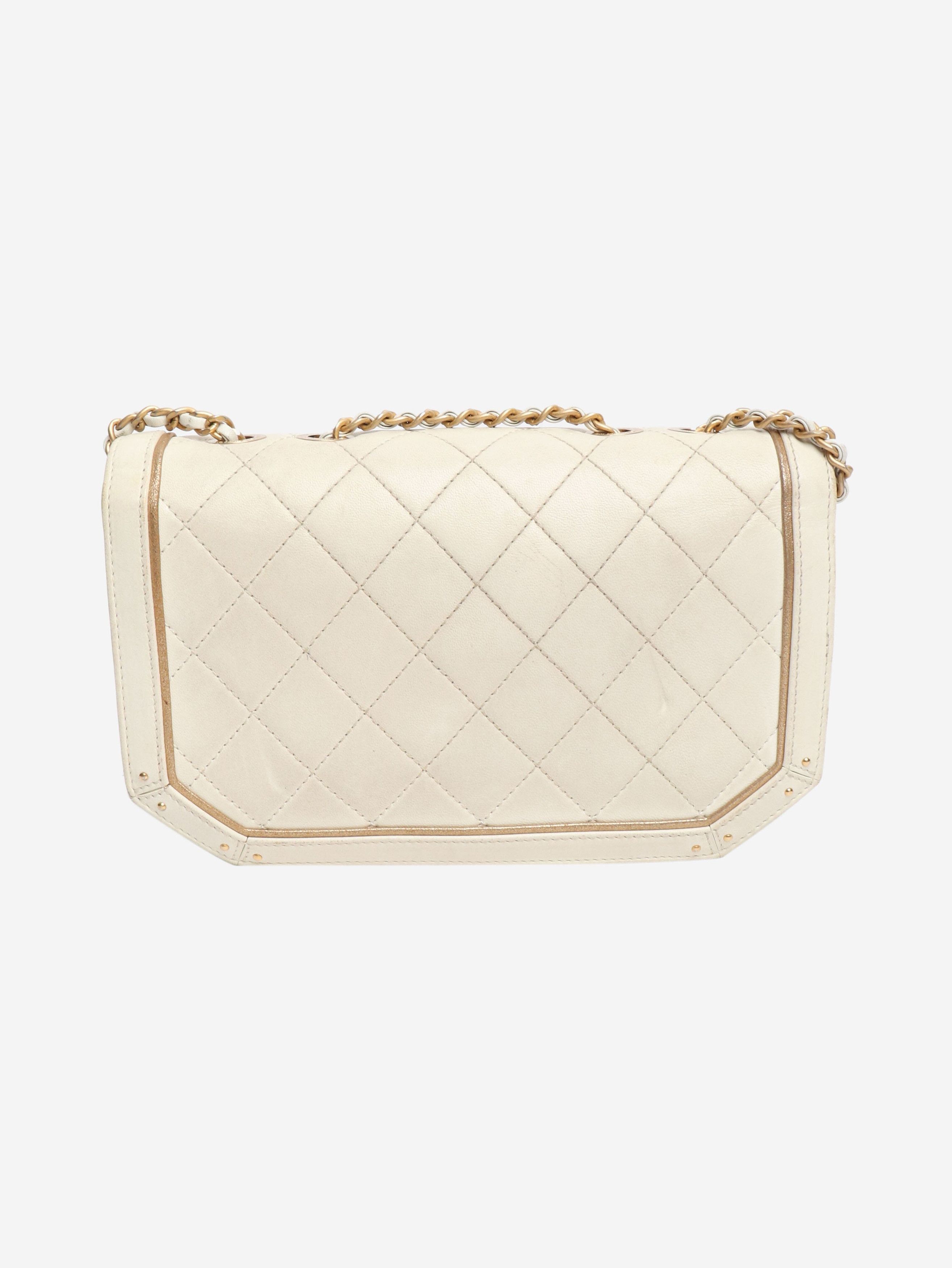 Chanel Cream 2017 lambskin shoulder bag Size ONE SIZE - 4 Thumbnail