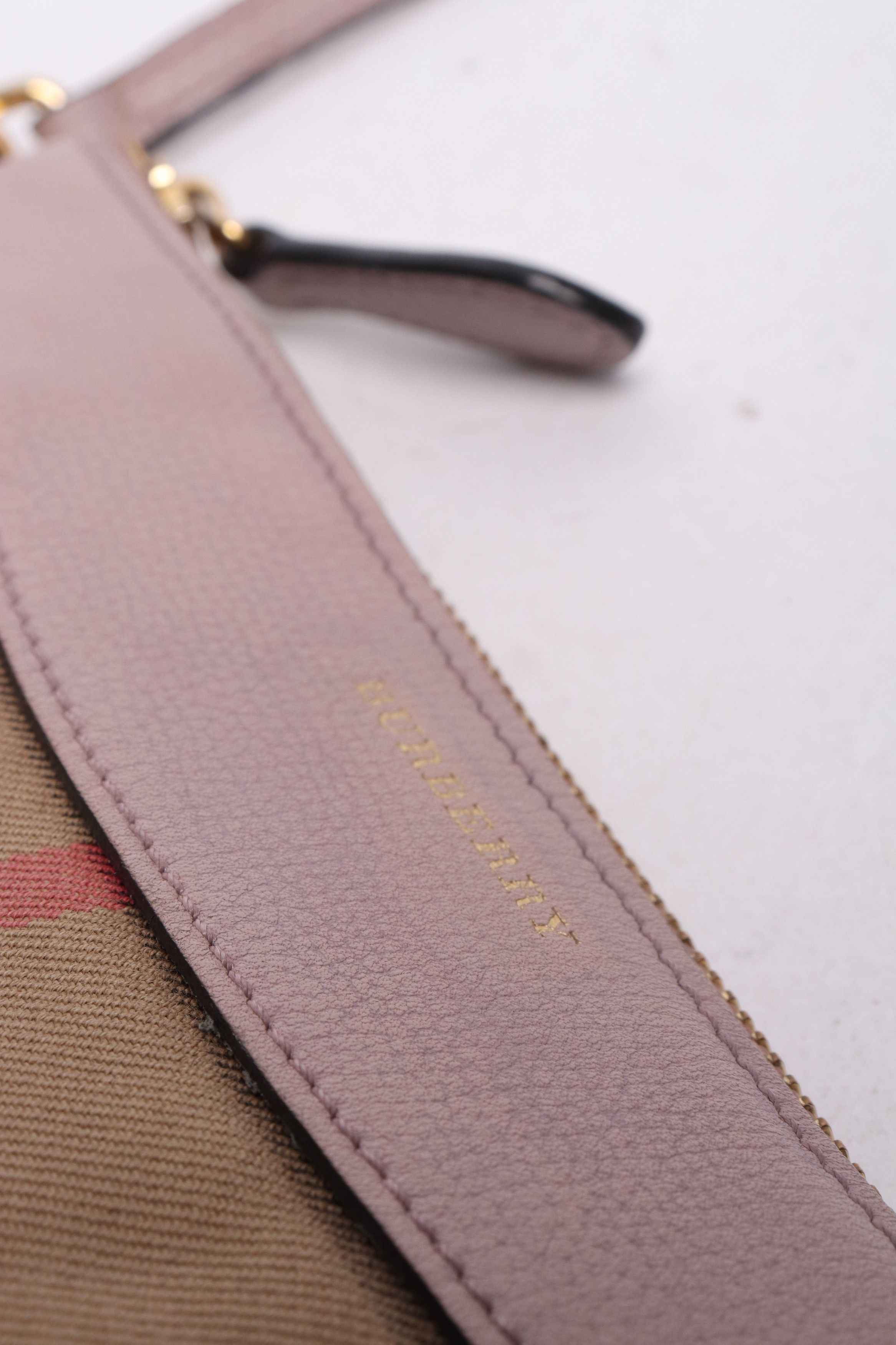 Burberry Purple Peyton house check bag Size ONE SIZE - 4 Thumbnail