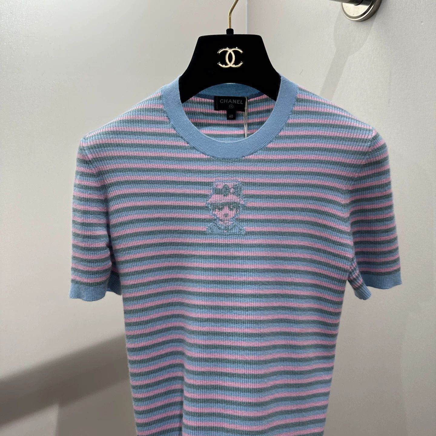 Chanel Chanel Striped T-Shirt it_40 Women Size S / US 4 / IT 40 - 6 Thumbnail