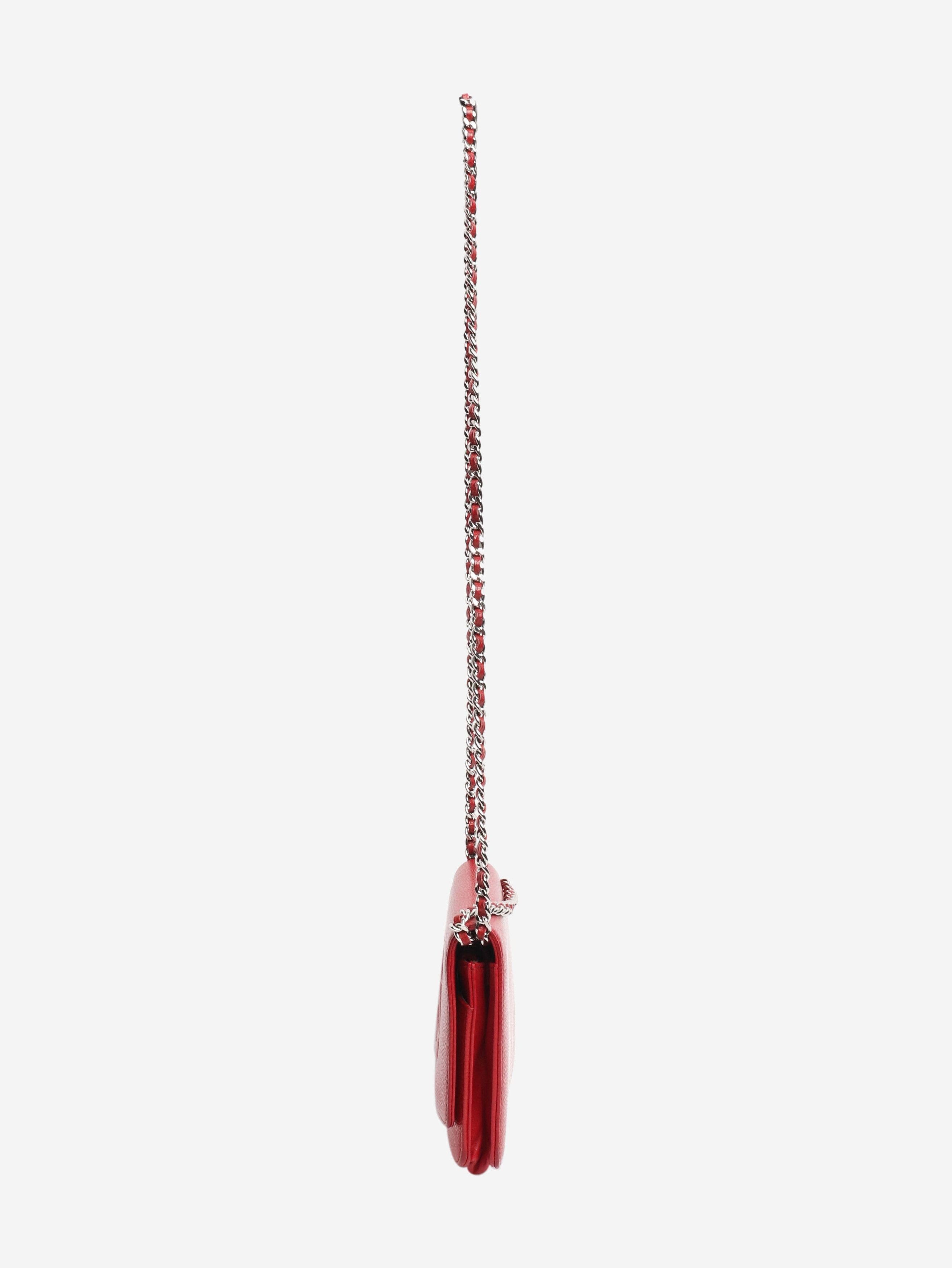 Chanel Red 2012 Wallet on Chain crossbody bag Size ONE SIZE - 4 Thumbnail