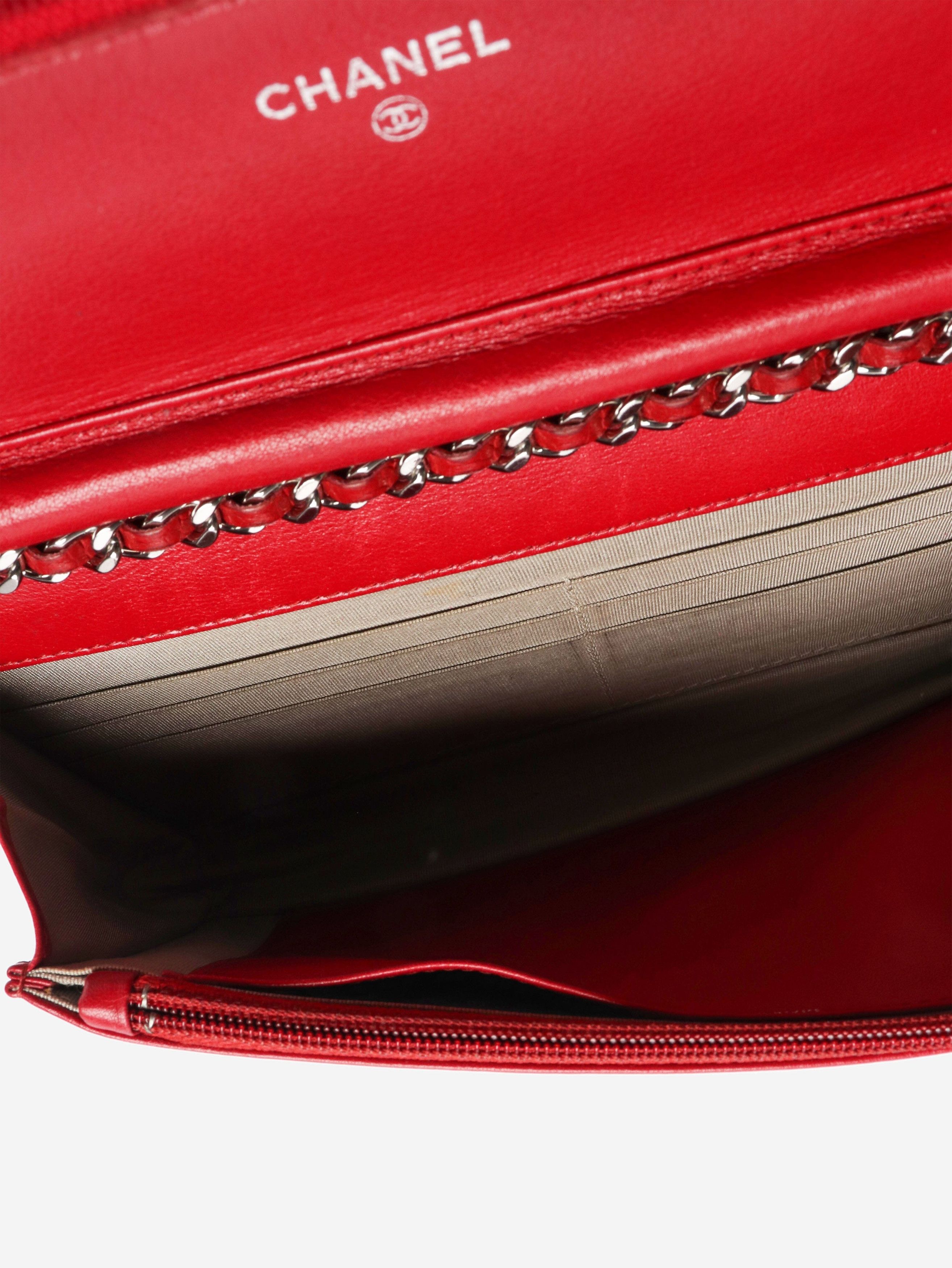 Chanel Red 2012 Wallet on Chain crossbody bag Size ONE SIZE - 7 Thumbnail
