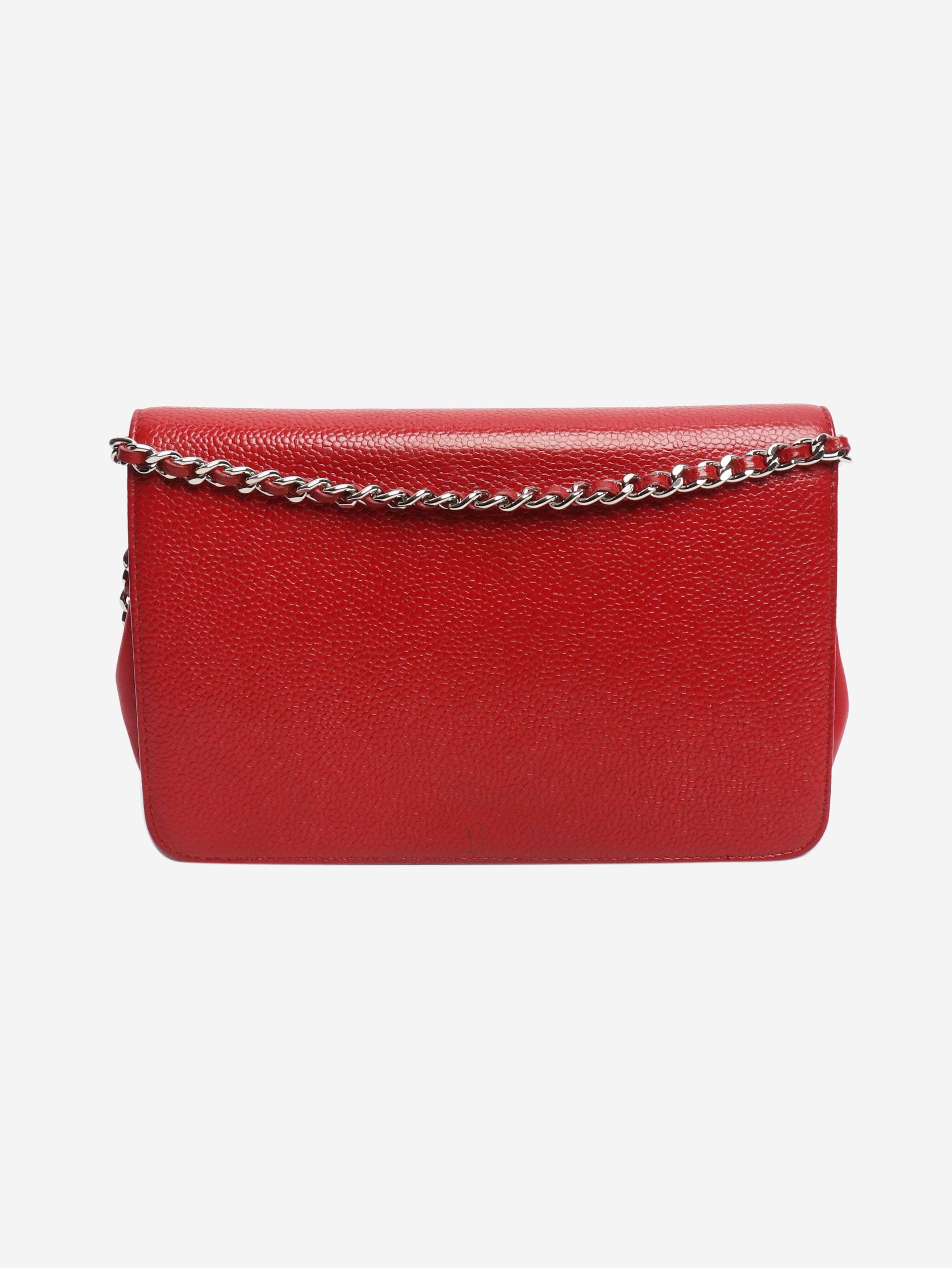 Chanel Red 2012 Wallet on Chain crossbody bag Size ONE SIZE - 3 Thumbnail