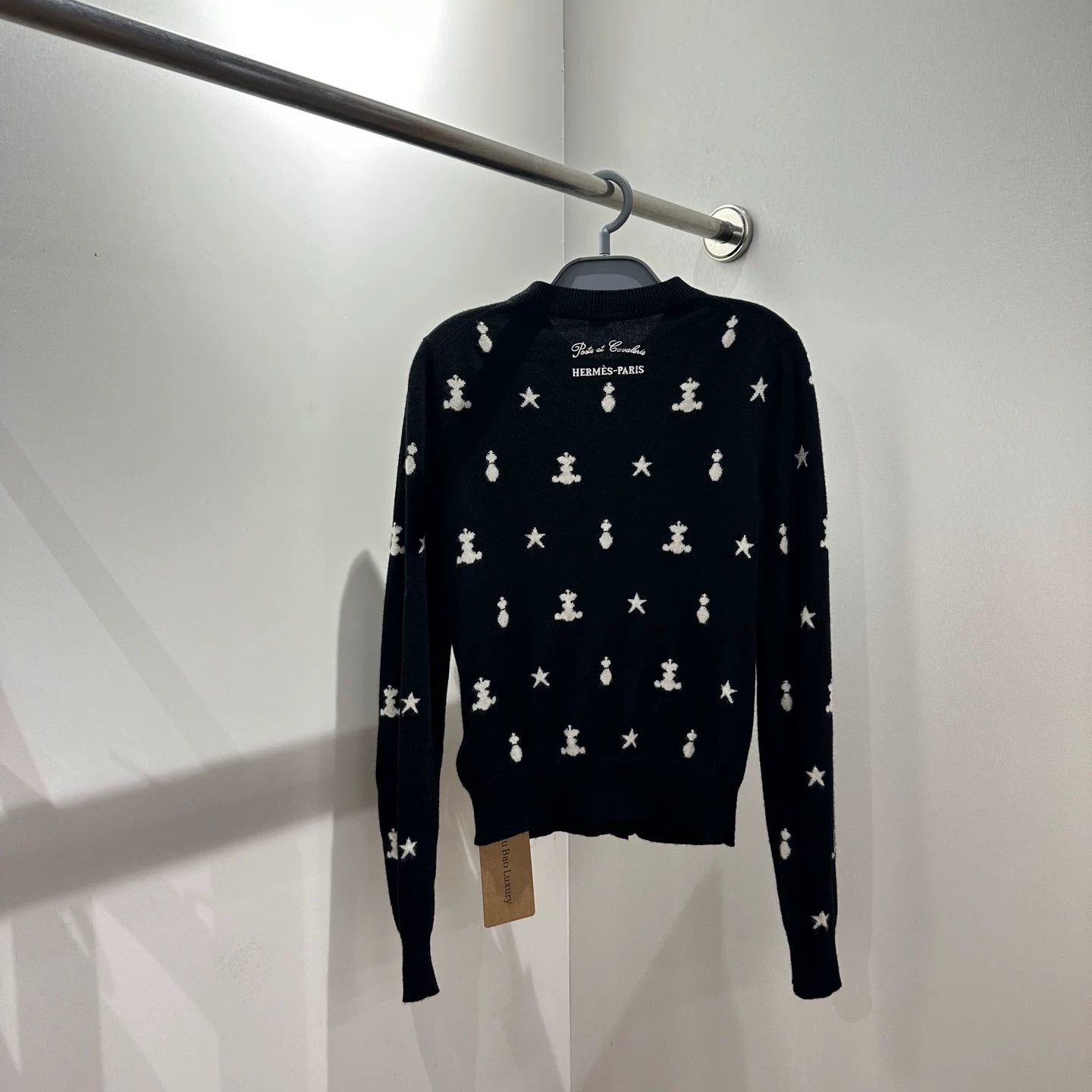 Hermes Hermes Embroidered Sweater it_36 Women Size XS / US 0-2 / IT 36-38 - 2 Thumbnail